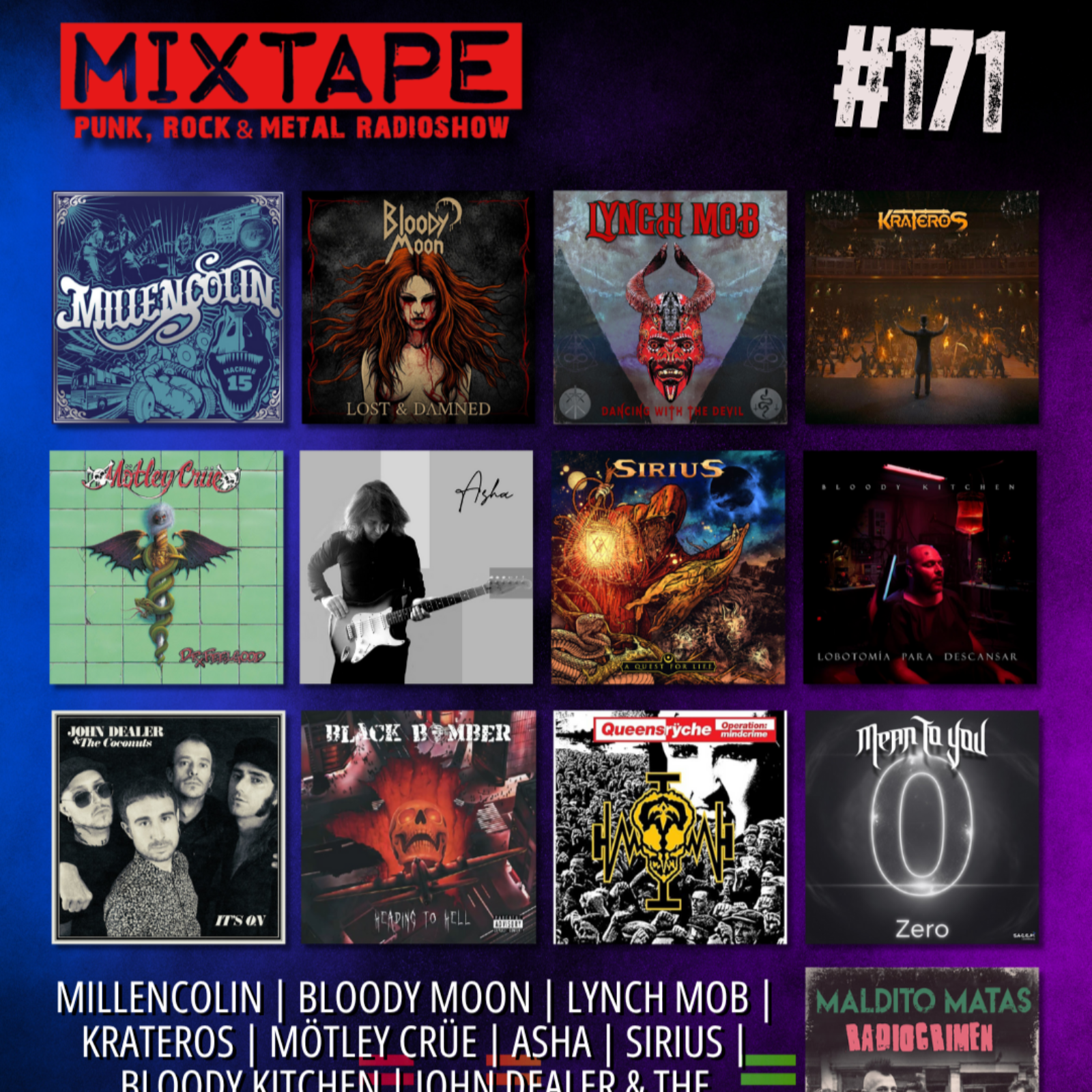 Mixtape Radio #171 - Punk, Rock & Metal Radioshow