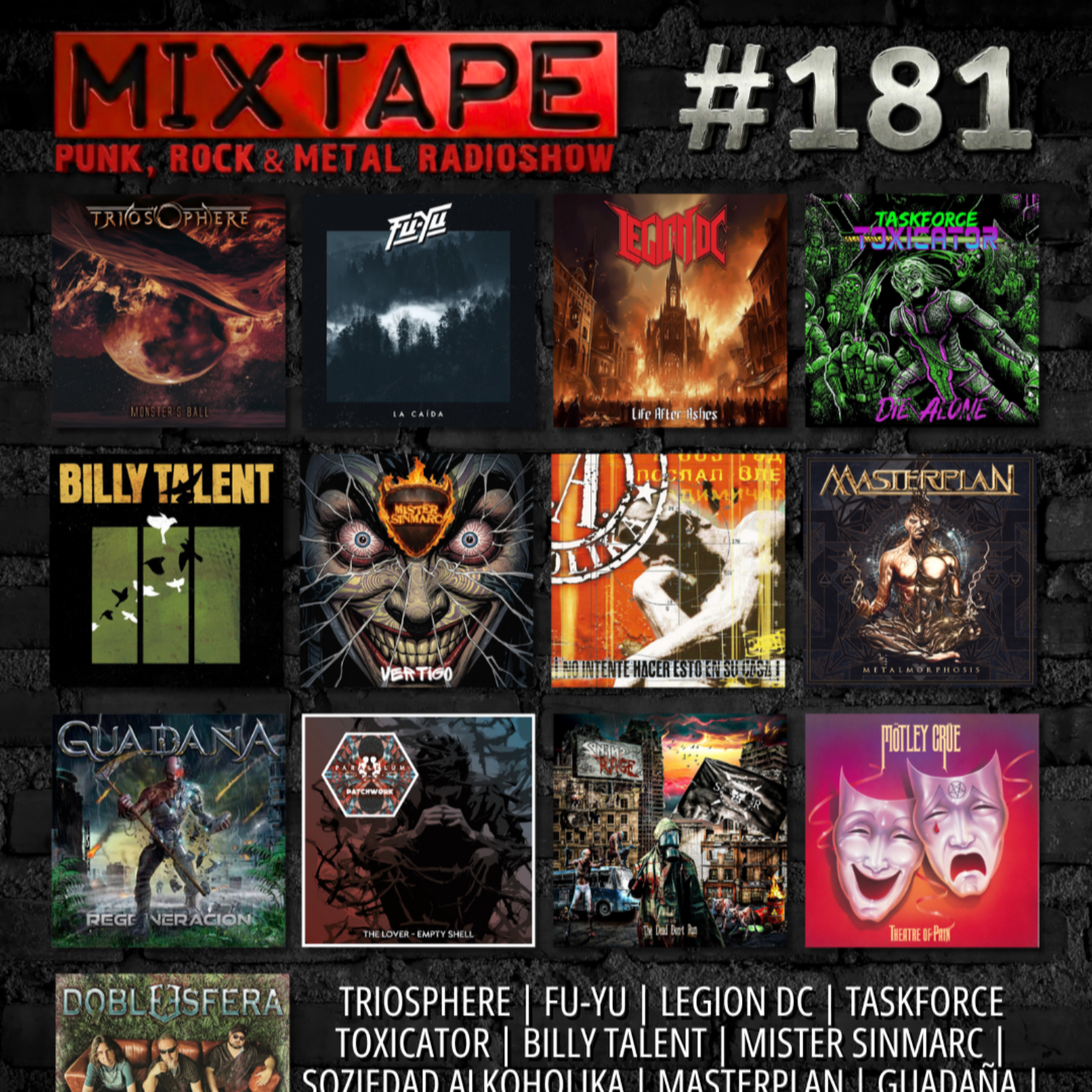 Mixtape Radio #181 - Punk, Rock & Metal Radioshow episode artwork