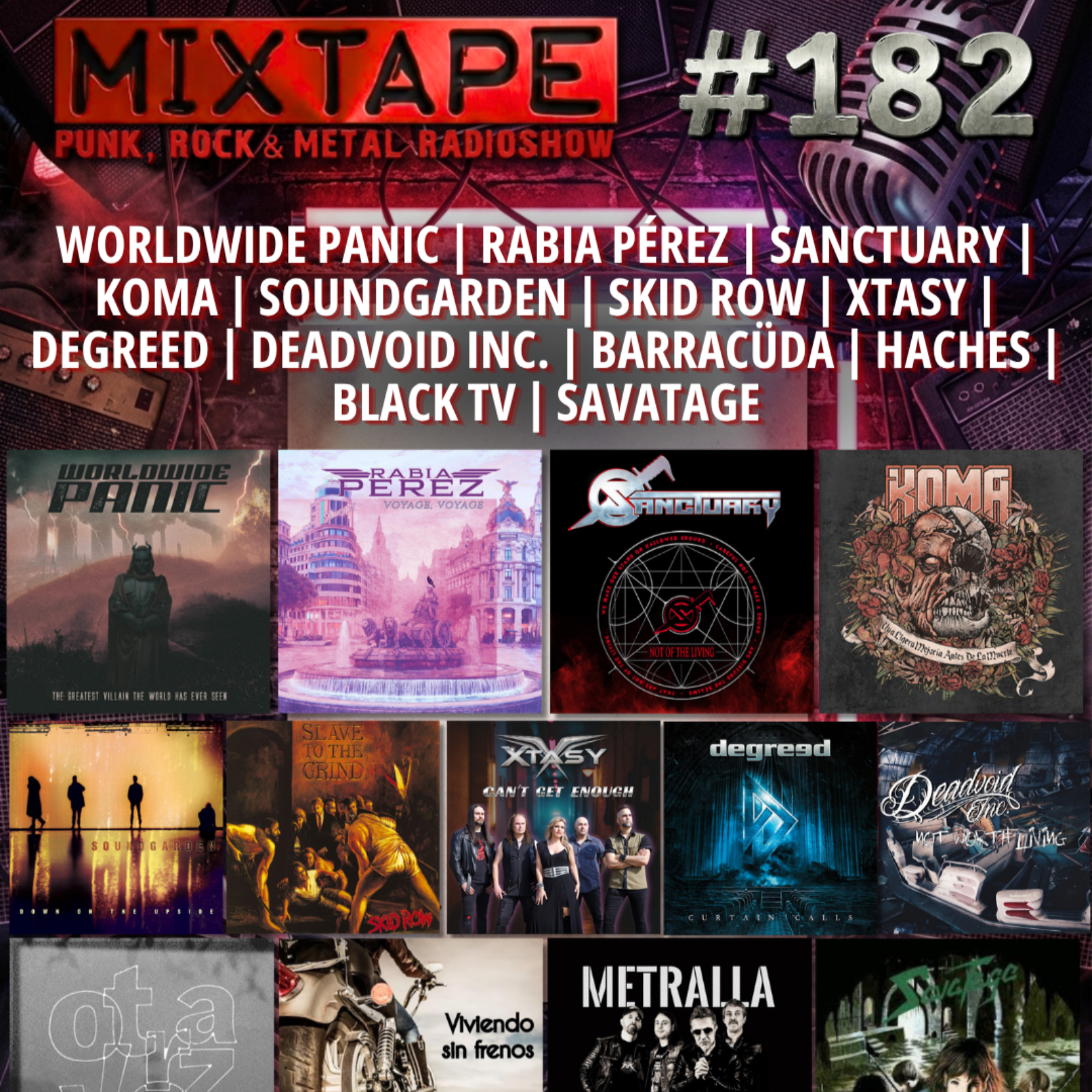 Mixtape Radio #182 - Punk, Rock & Metal Radioshow episode artwork