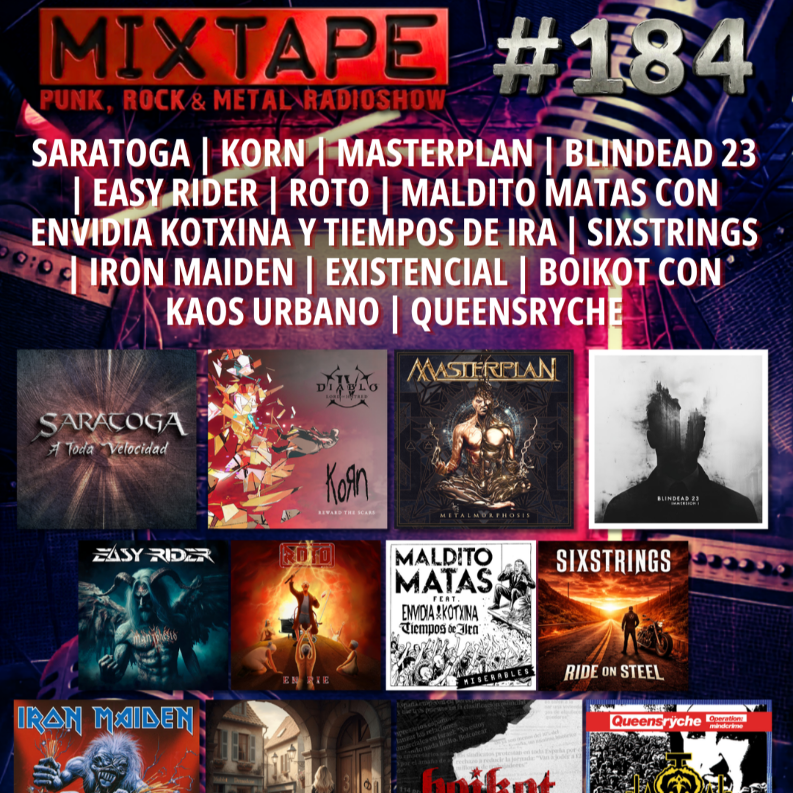 Mixtape Radio #184 - Punk, Rock & Metal Radioshow episode artwork