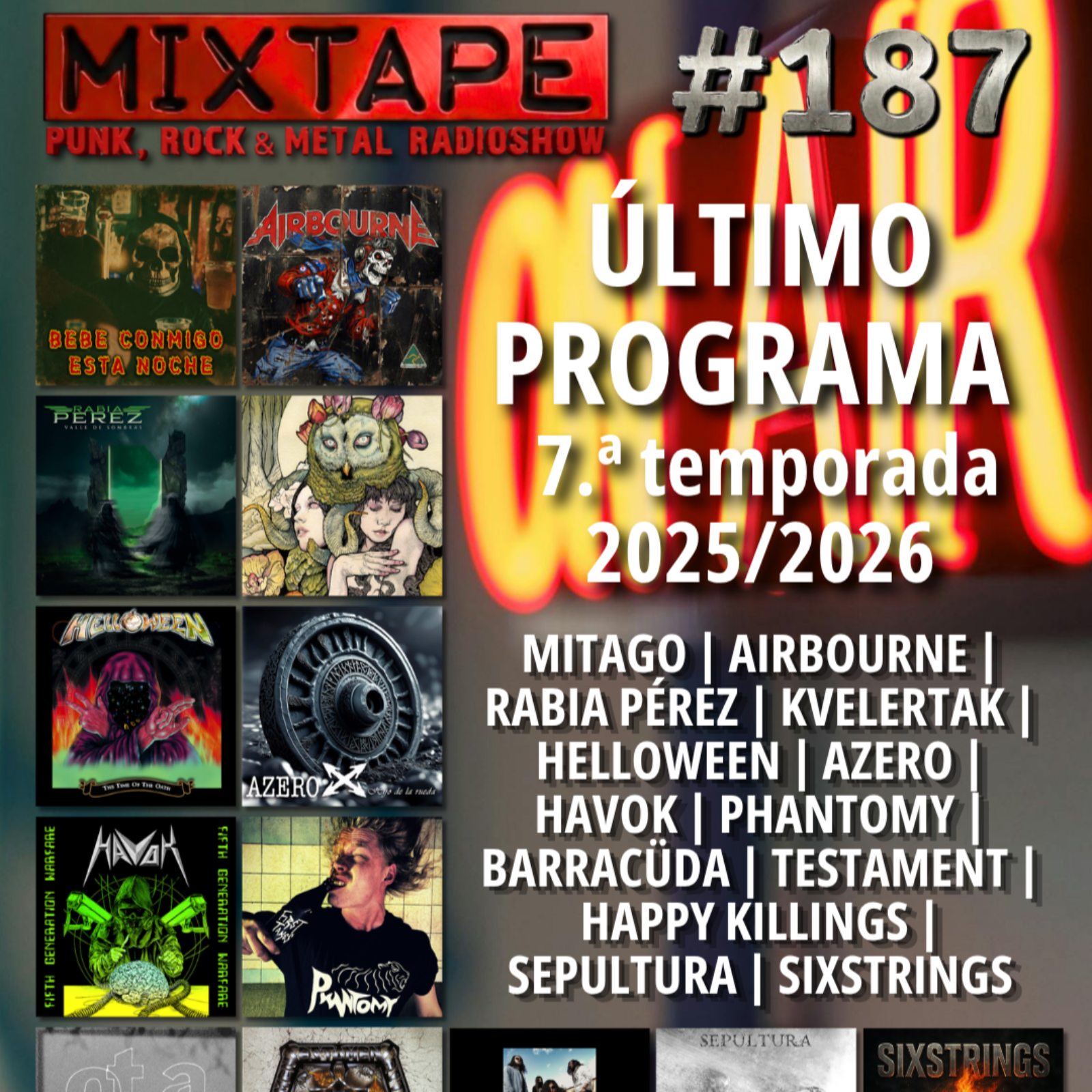 Mixtape Radio #187 - Último programa de la temporada episode artwork