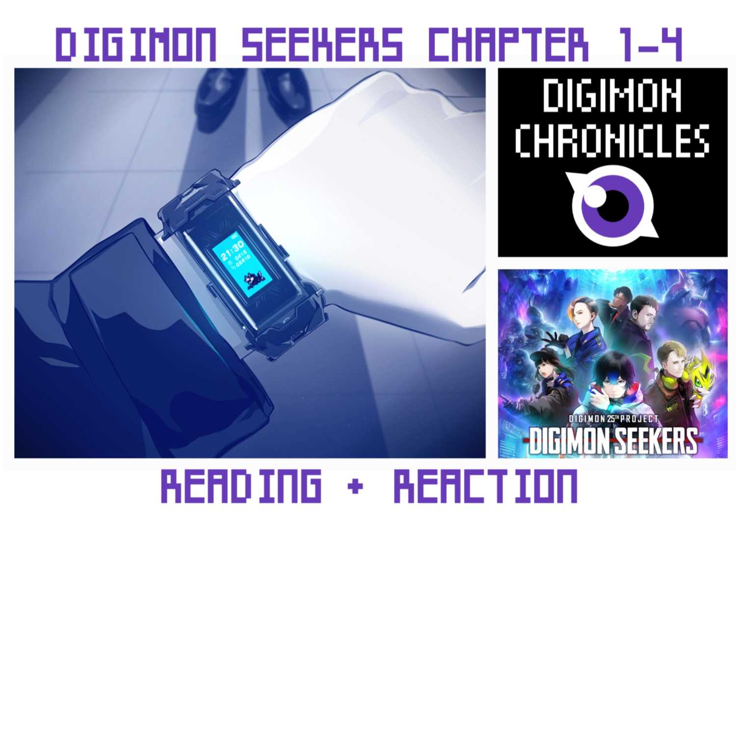 Digimon SEEKERS Chapter 1-4 Reading and Reaction |Digimon Chronicles