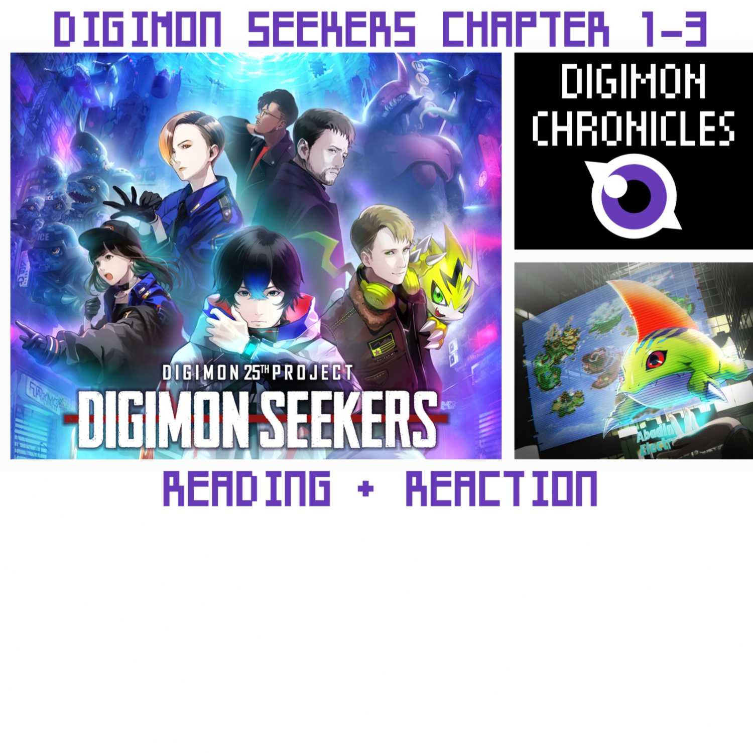 Digimon SEEKERS Chapter 1-3 Reading and Reaction |Digimon Chronicles