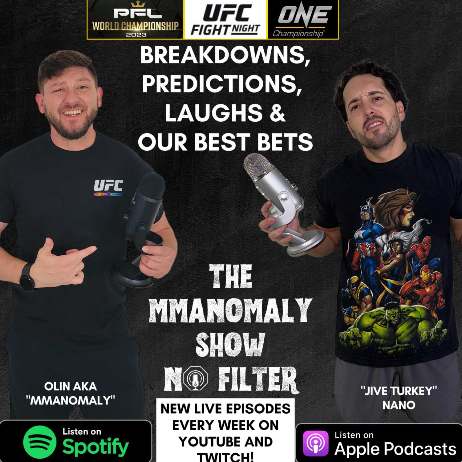 UFC, One, PFL Predictions & Best Bets | The MMAnomaly Show: No Filter