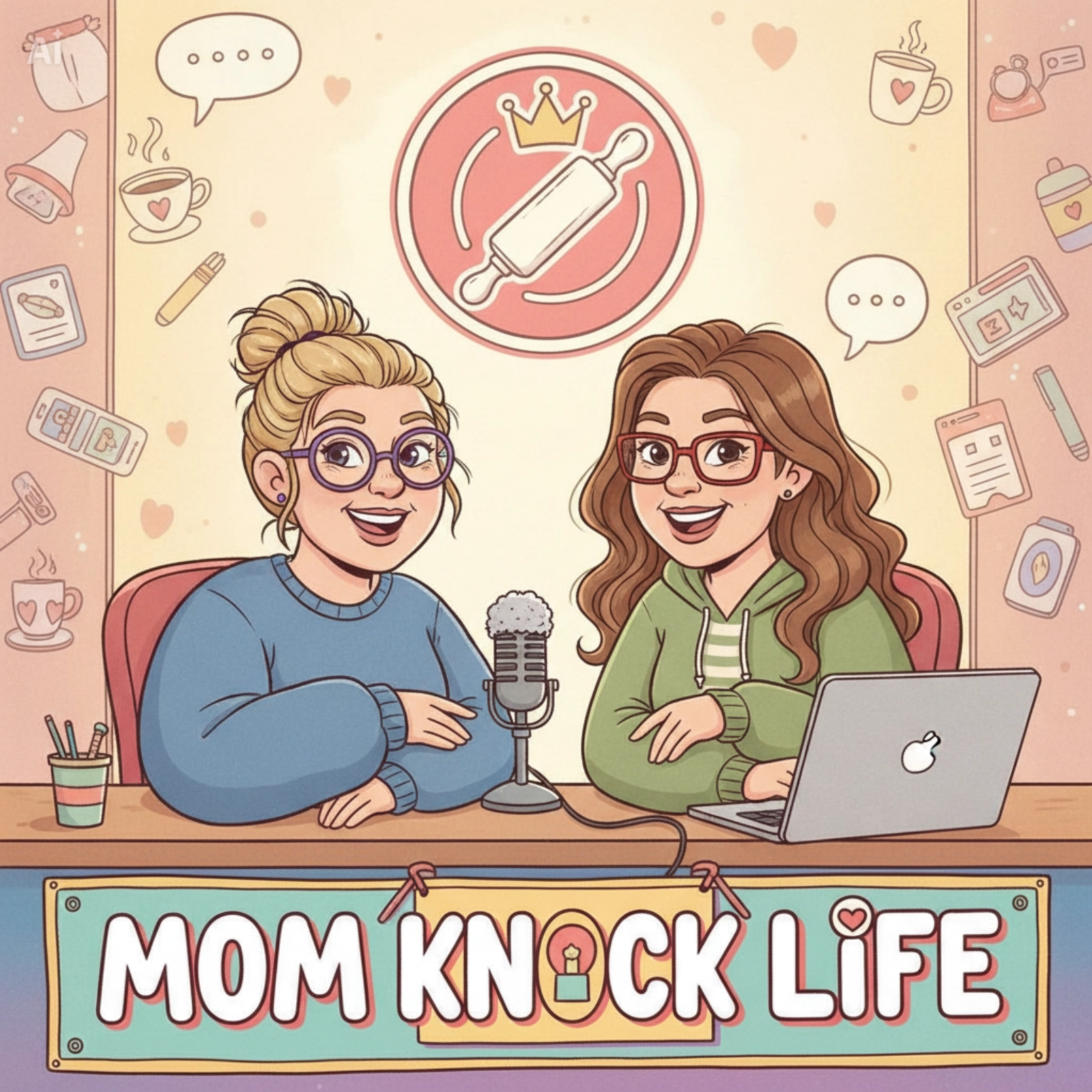 Mom Knock Life Show podcast artwork