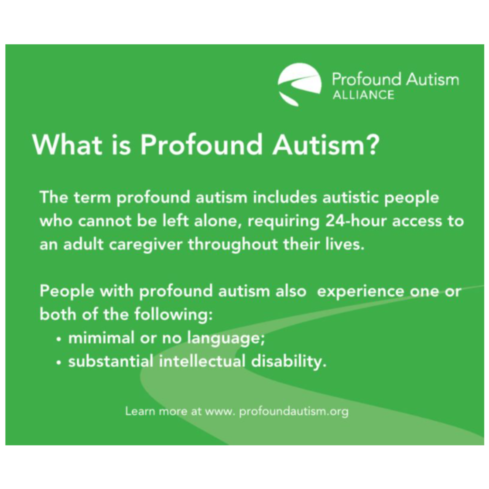 Profound Autism Awareness Day- March 17th