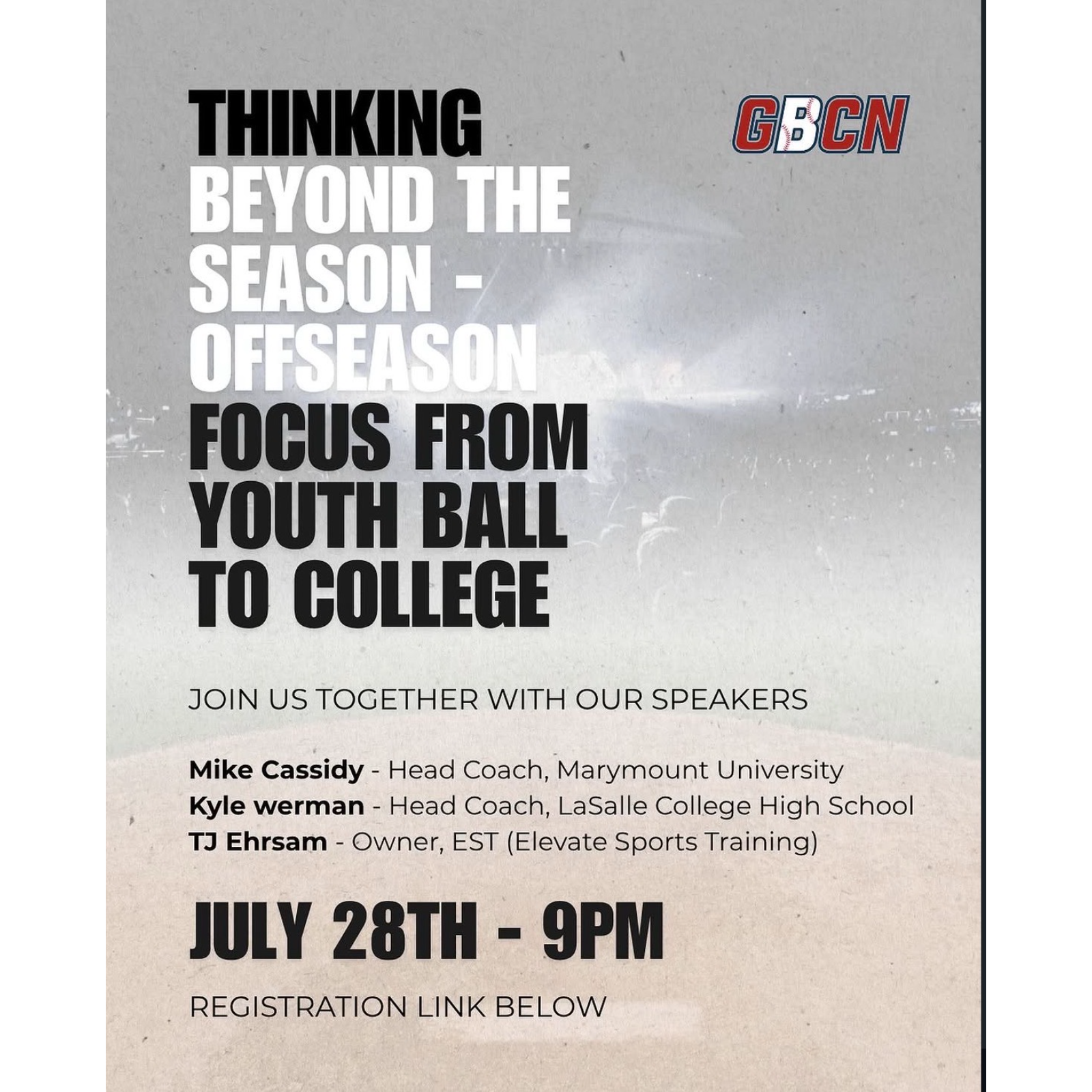 Episode 9: Thinking Beyond the Season - Offseason Focus from Youth Ball to College episode artwork