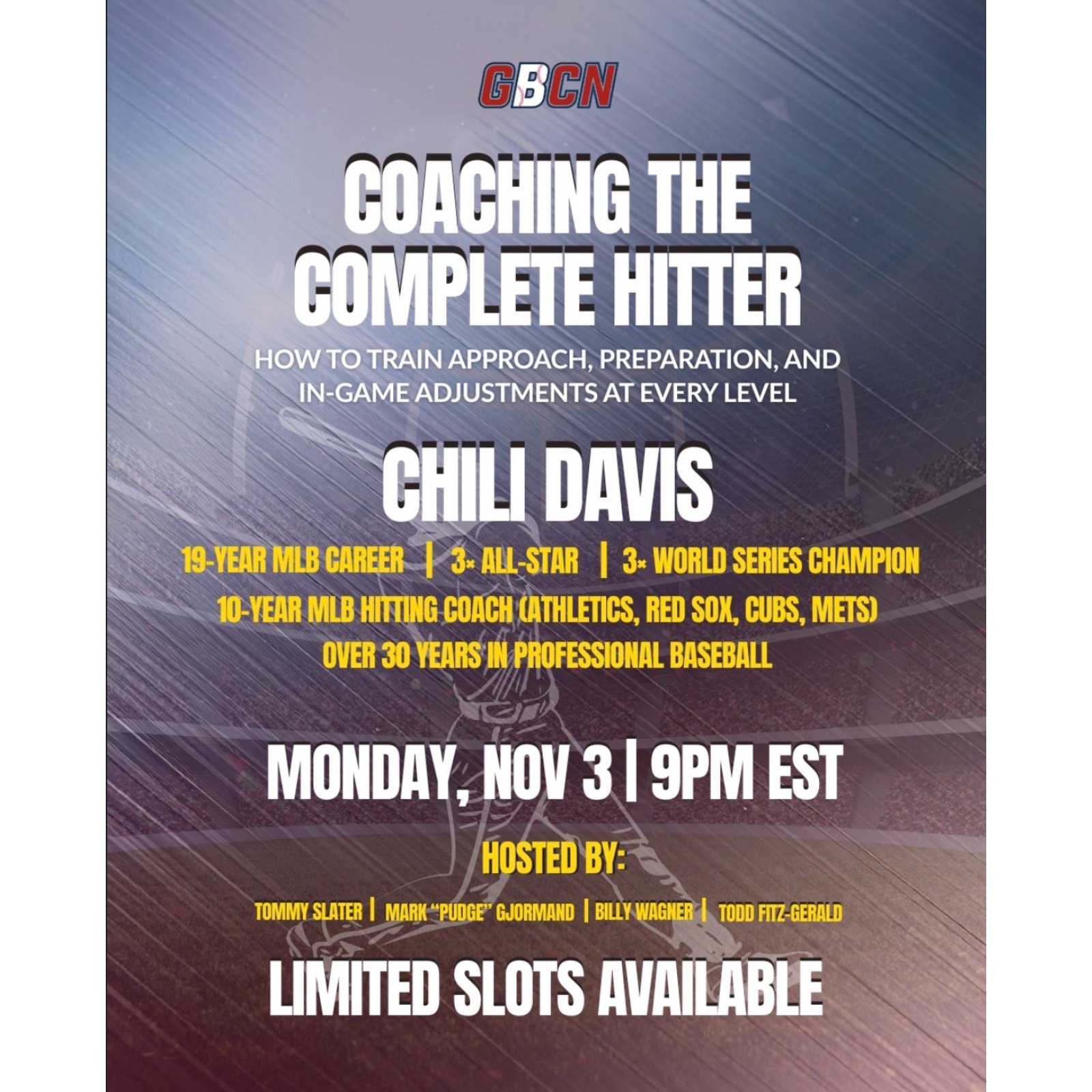Epsiode 15: Coaching the Complete Hitter w/ Chili Davis episode artwork