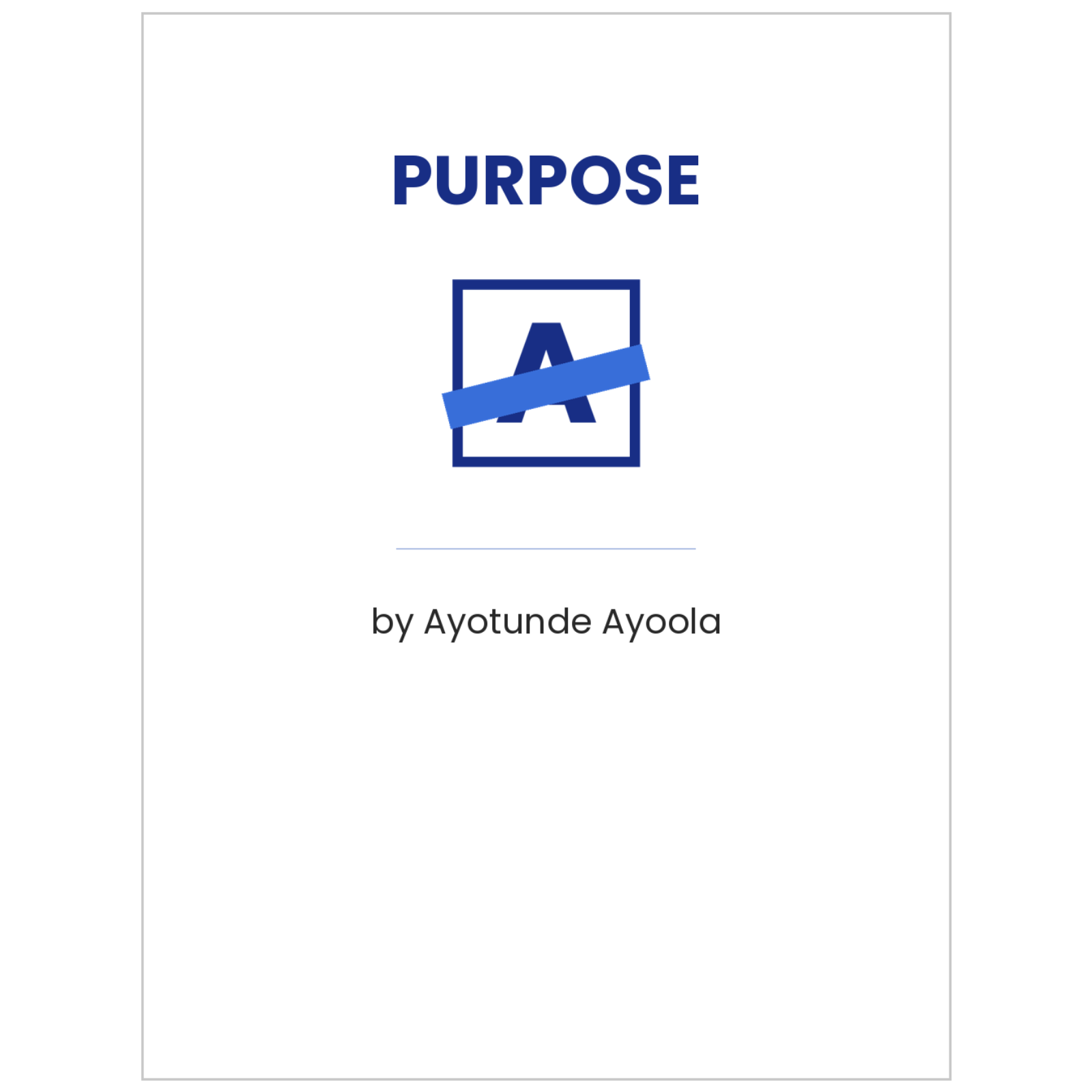 Purpose episode artwork