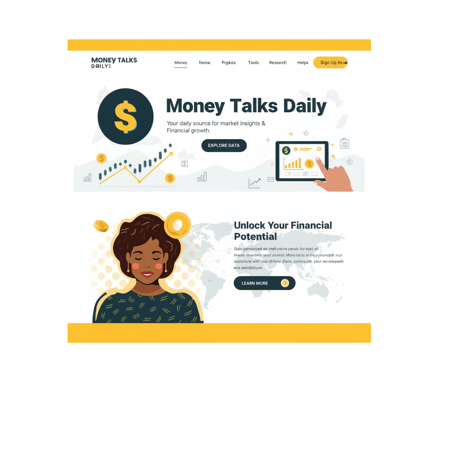 Money talks daily podcast artwork