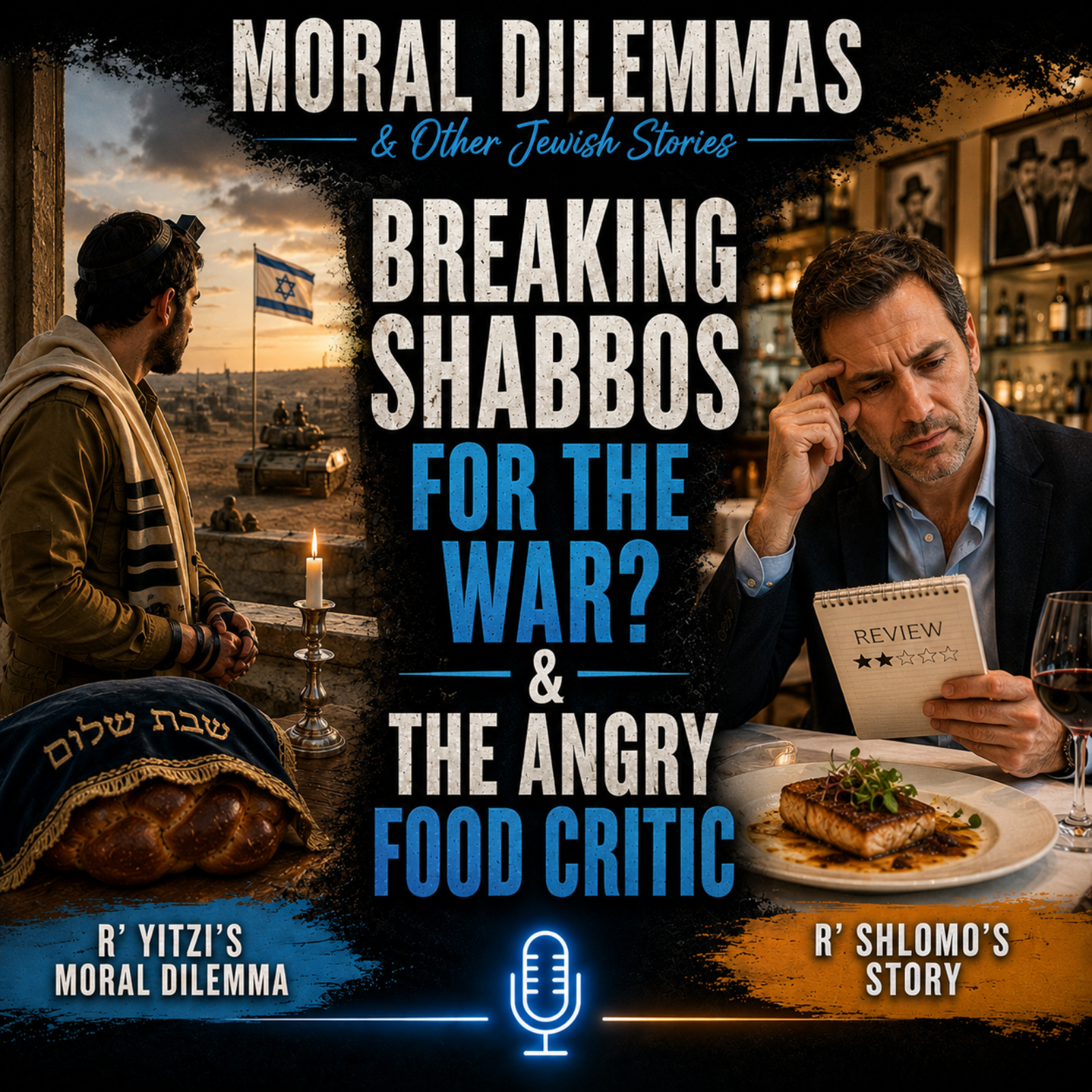 Breaking Shabbos for the War; & The Angry Food Critic episode artwork