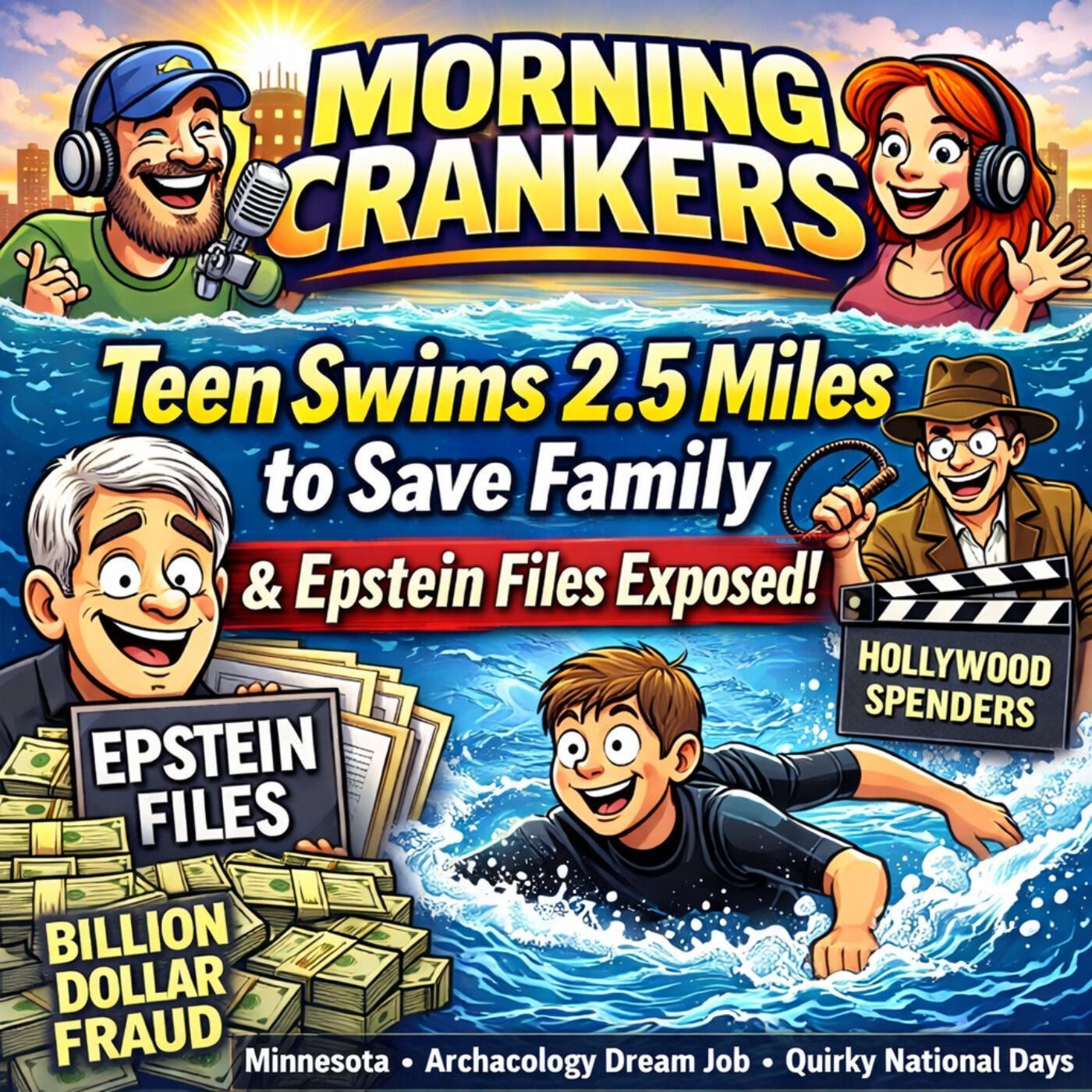 162: What Happened with the Epstein Files This Week? Plus a 13-Year-Old Hero's Ocean Rescue episode artwork