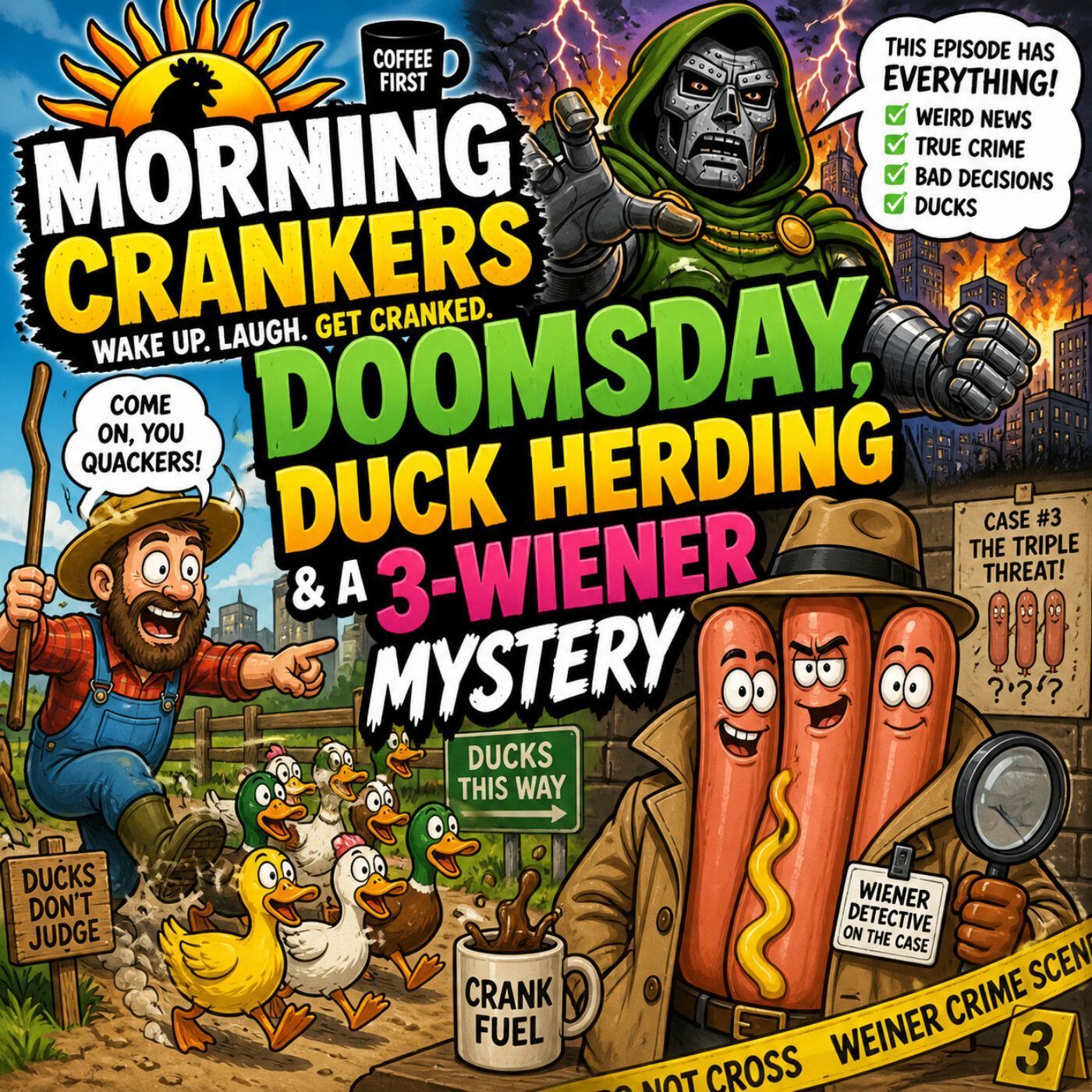 176: Doomsday, Duck Herding & a 3-Weiner Mystery episode artwork