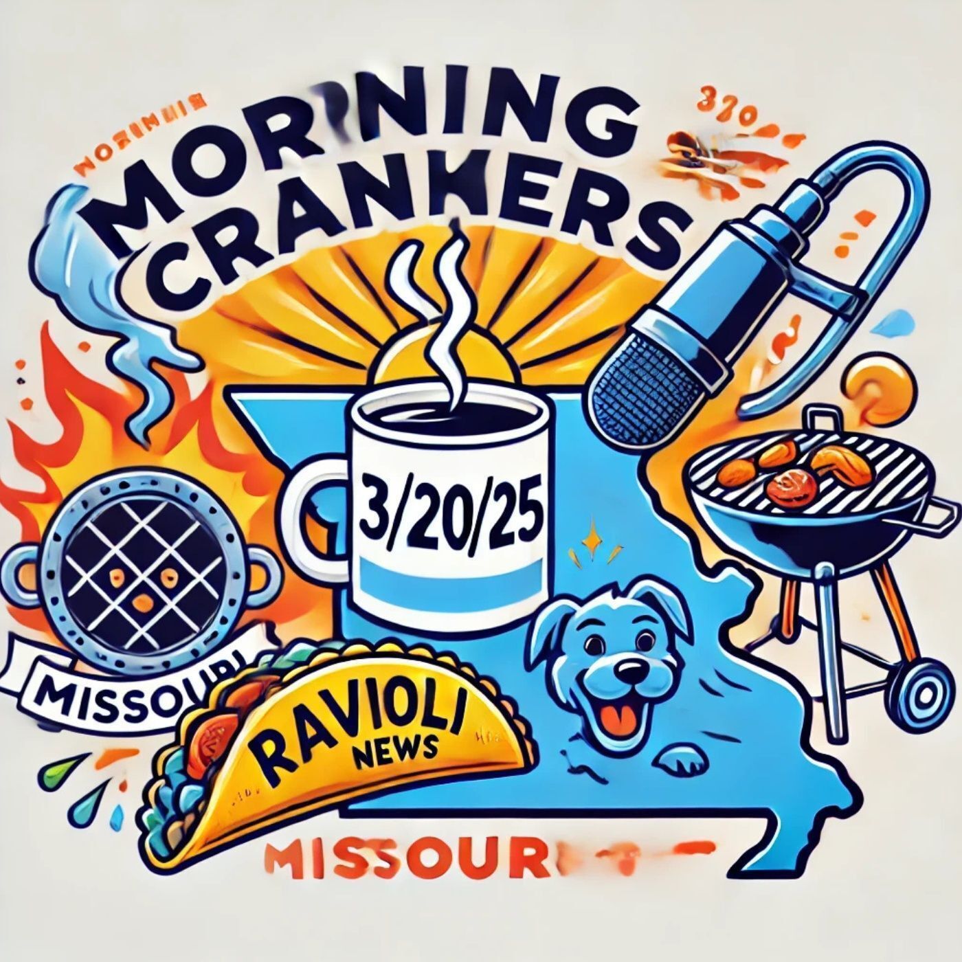 Morning Crankers 3/20/25: Missouri’s Cancer Research Boost, Reality TV Tragedy, Chiefs’ New Signings & Blue Dogs in Russia! episode artwork