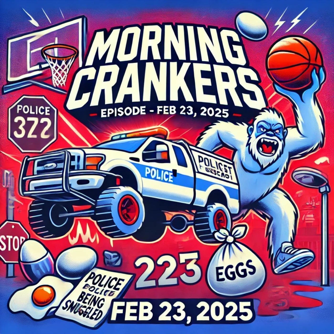 orning Crankers: Unregistered Cars, Smuggled Eggs, & Missouri Sports Madness – Feb 23, 2025 episode artwork