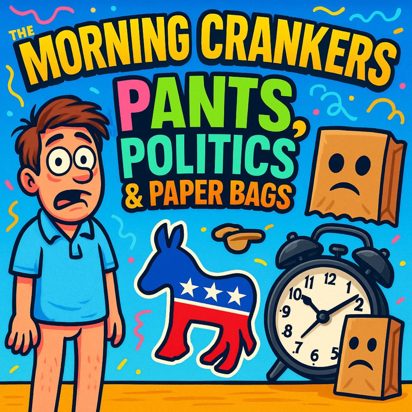 153: Morning Crankers Forgotten Pants, Politics & Paper Bags – Hilarious News You Can’t Make Up episode artwork