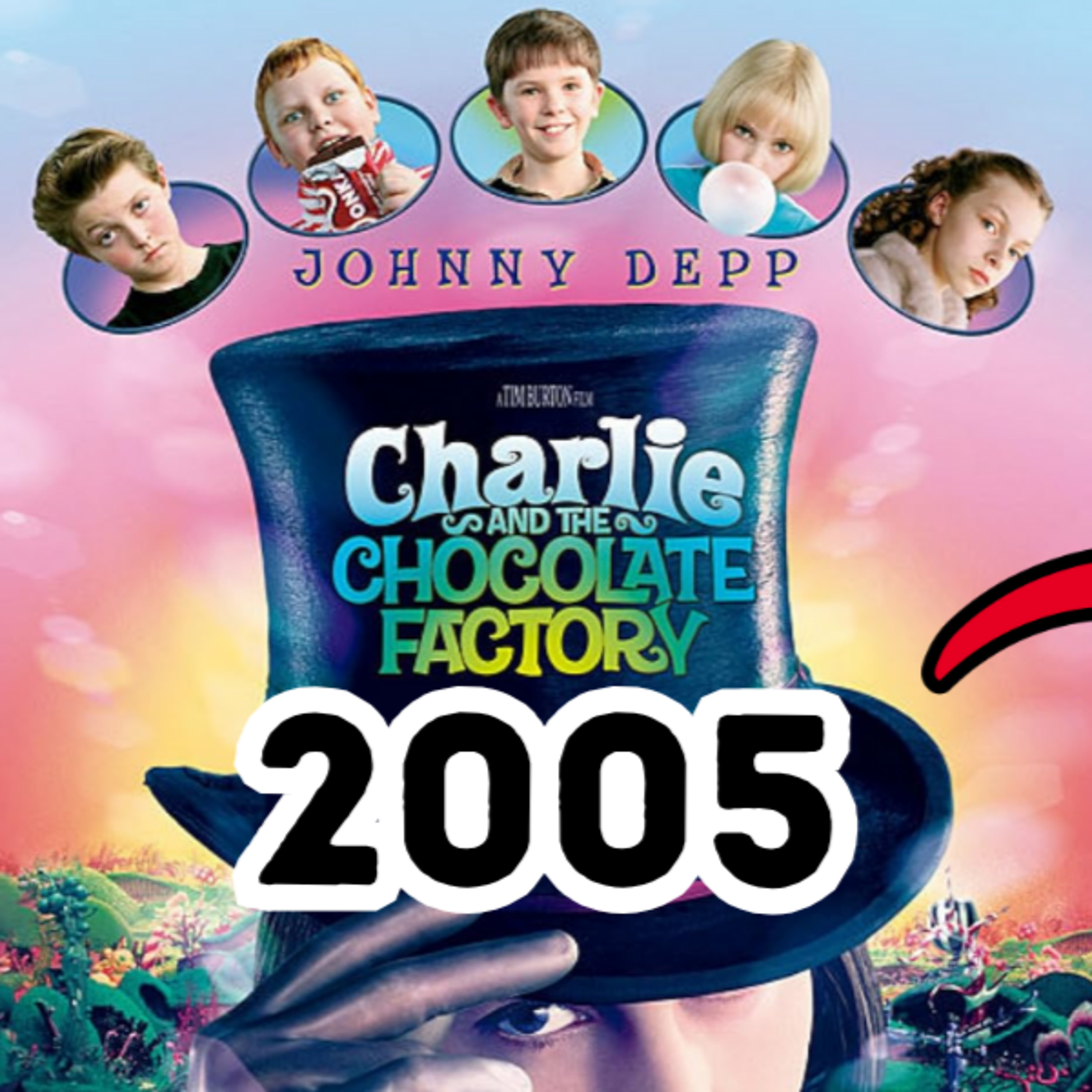 #057 | Charlie and the Chocolate Factory (2005) Movie Review episode artwork