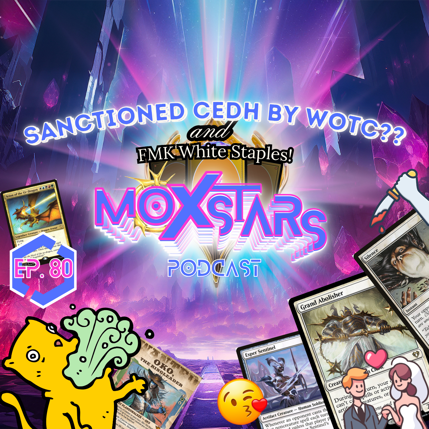 SANCTIONED cEDH EVENTS by WOTC?!?! + FMK White Staples | MoxStars | MTG Podcast | Episode 80