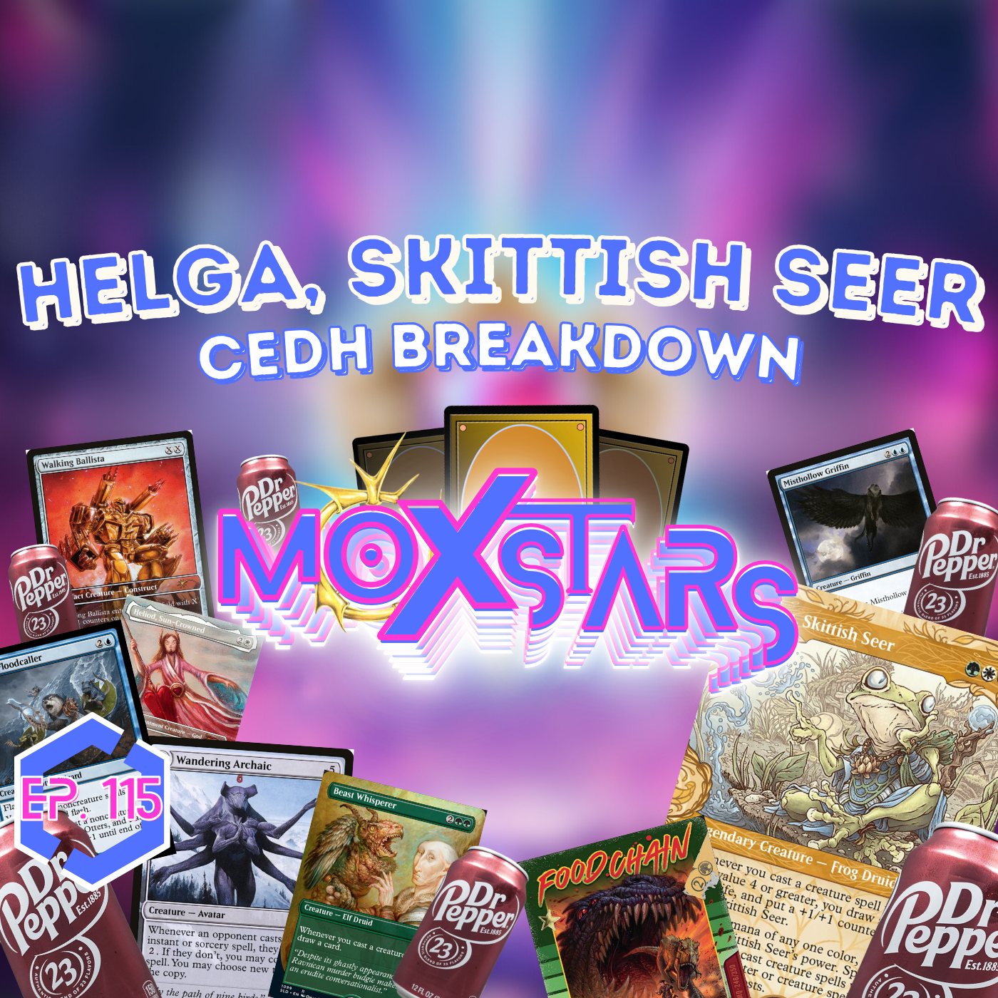 HELGA, SKITTISH SEER cEDH Breakdown!! | MoxStars | MTG Podcast | Episode 115