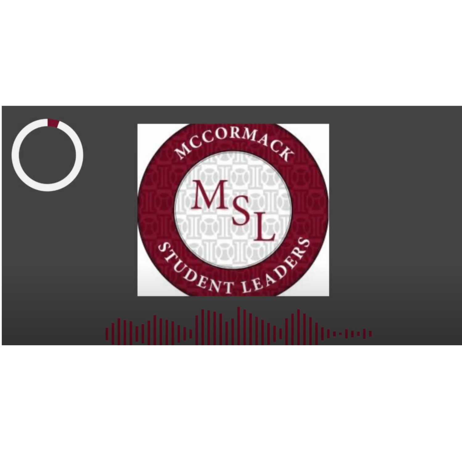 McCormack Student Leaders Podcast