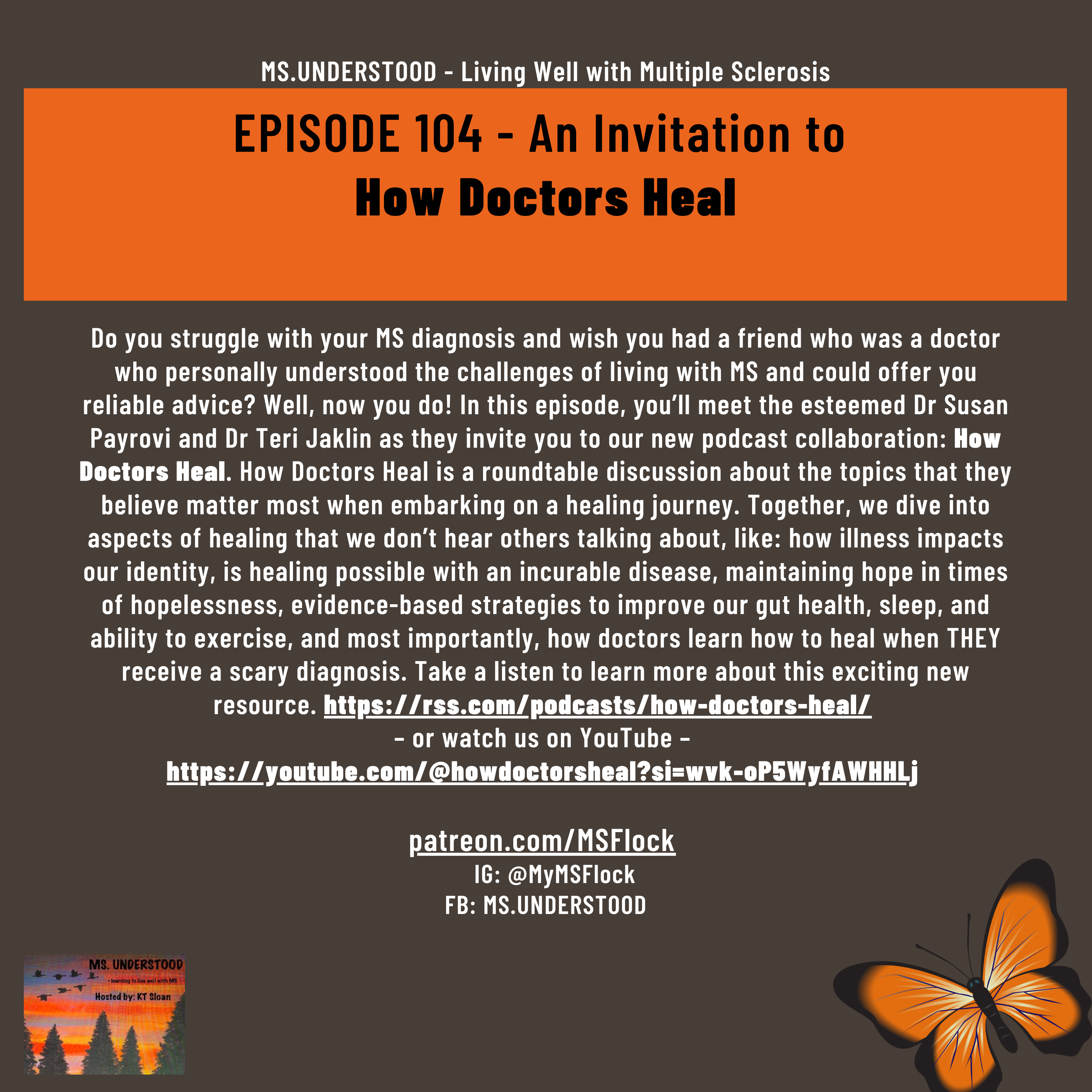 EPISODE 104 -  An Invitation to How Doctors Heal episode artwork