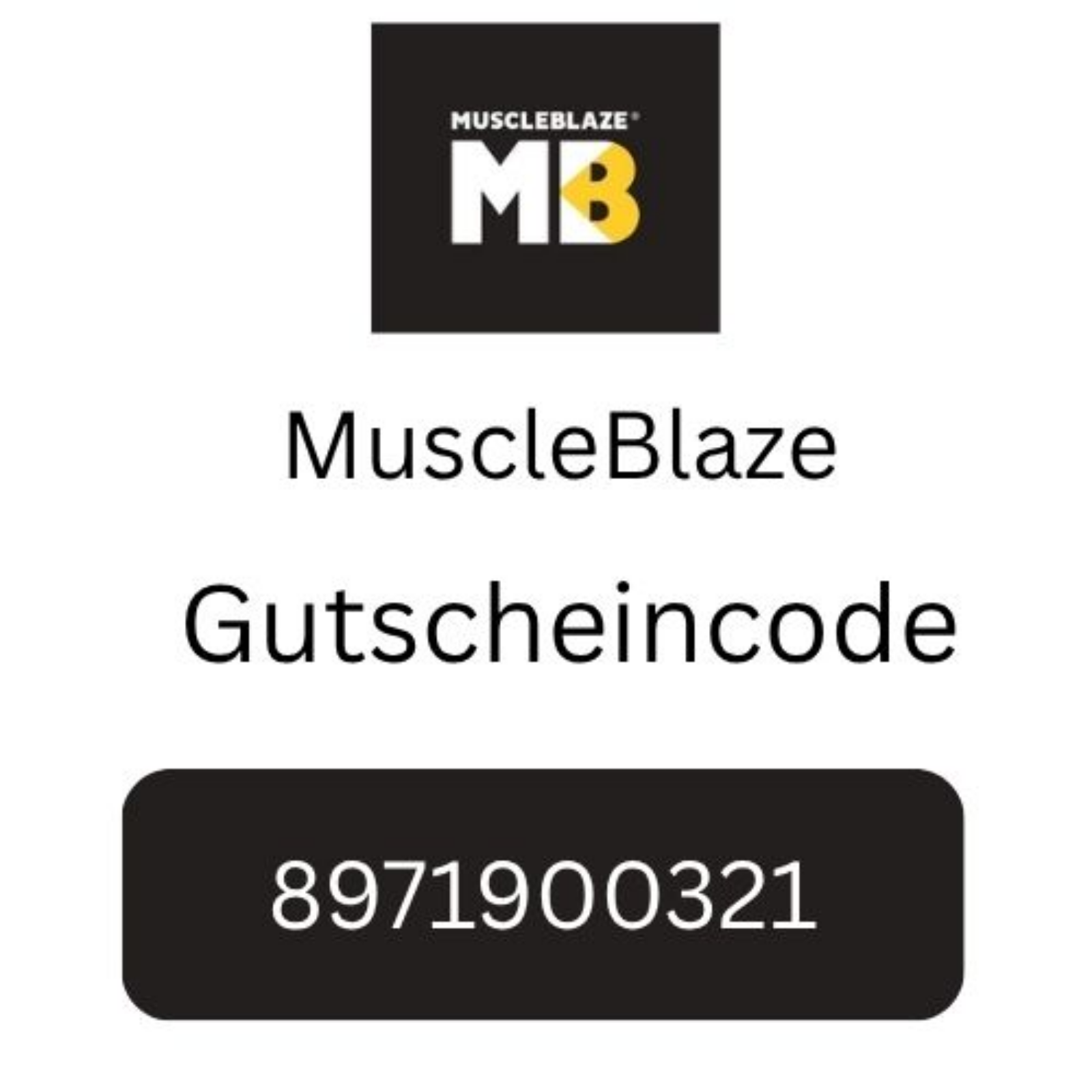 MuscleBlaze Gutscheincode „8971900321“ für Fitness- und Ernährungsprodukte episode artwork