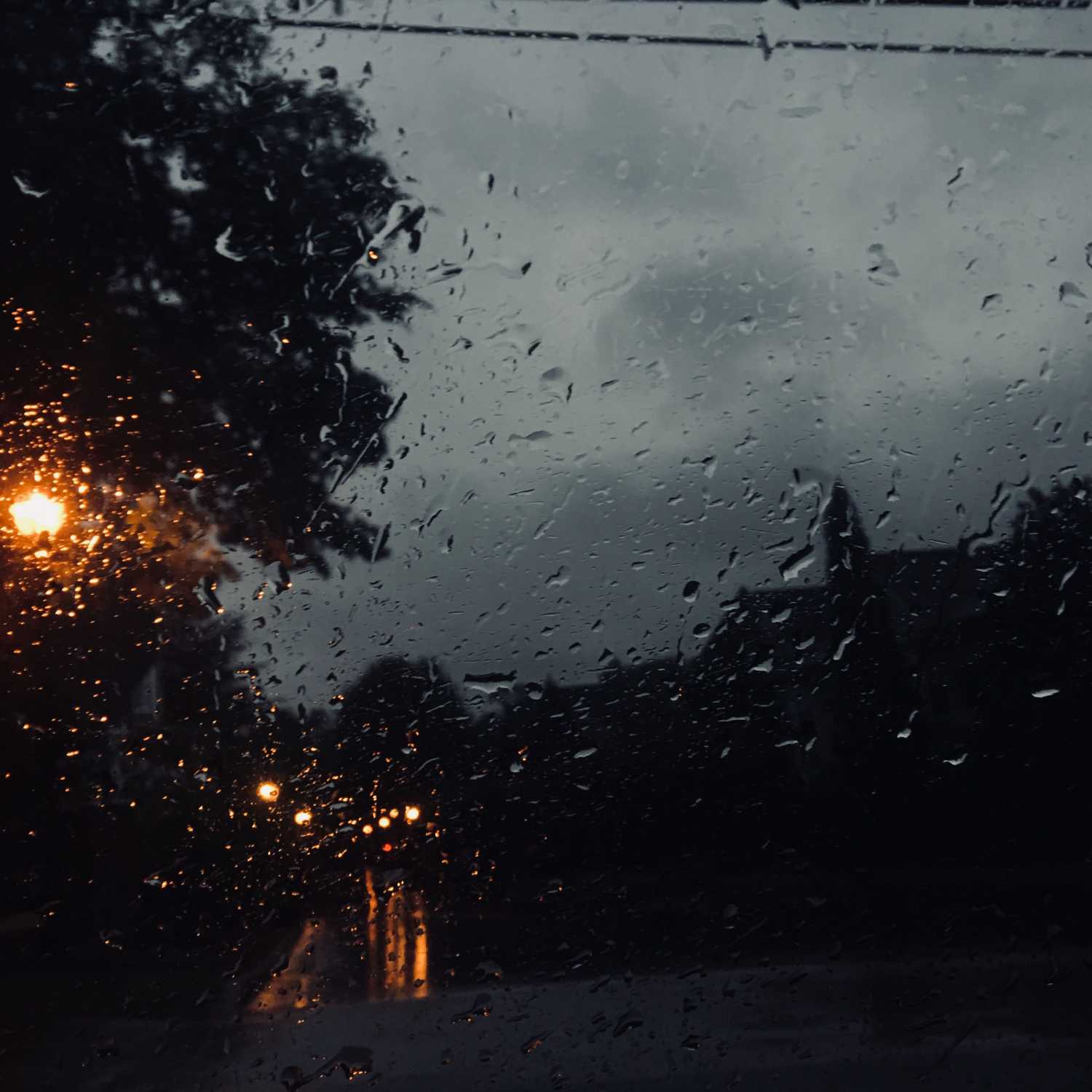 music but it's raining