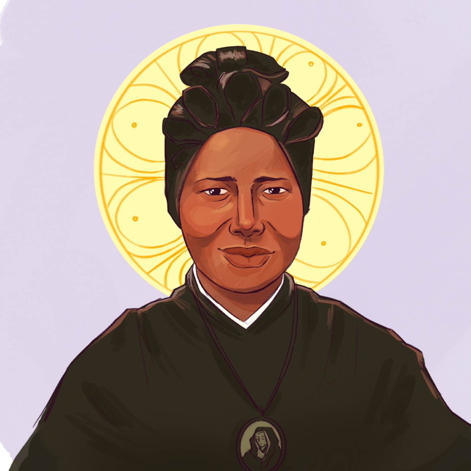 February 8 | Saint Josephine Bakhita episode artwork