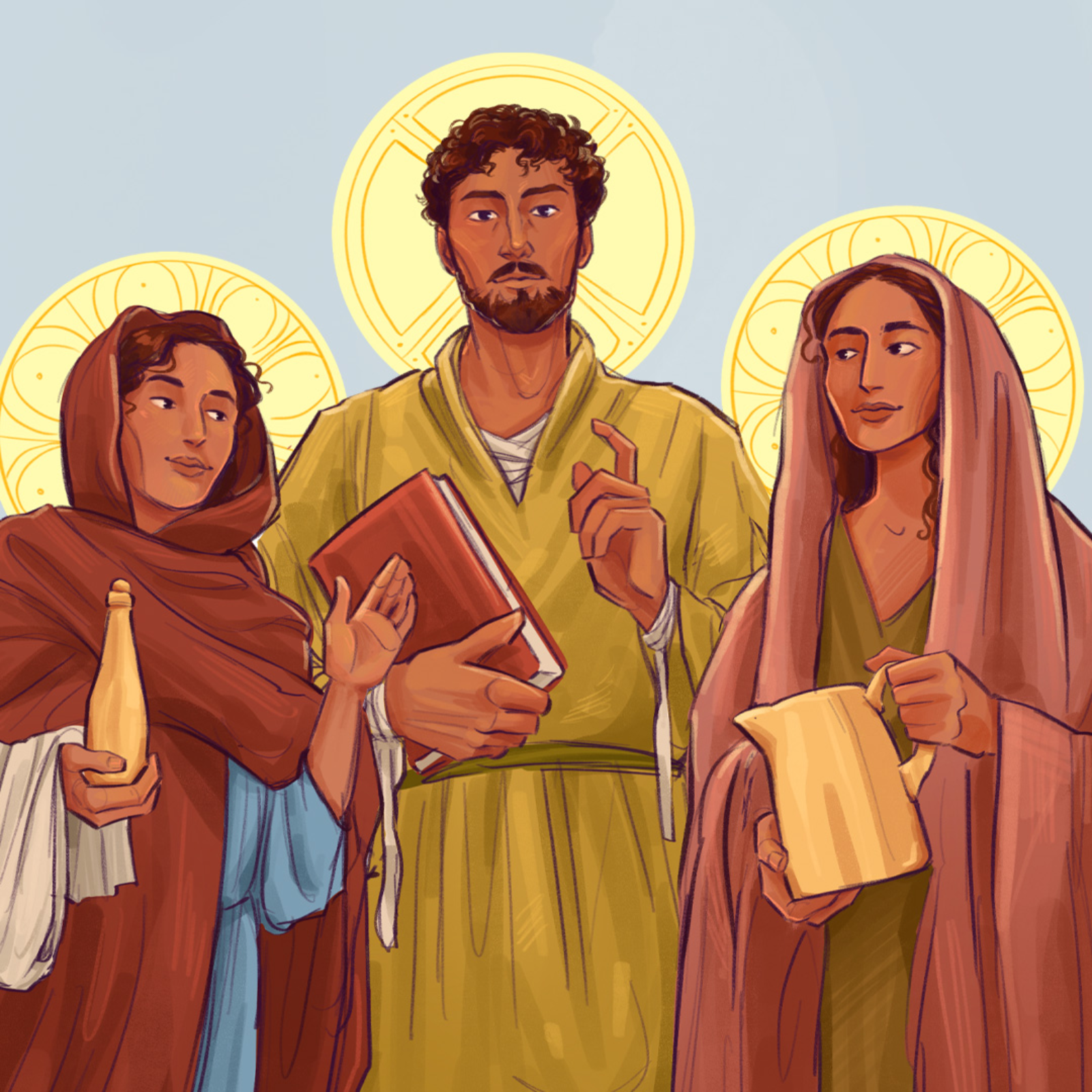July 29 | Saints Mary, Martha, and Lazarus episode artwork