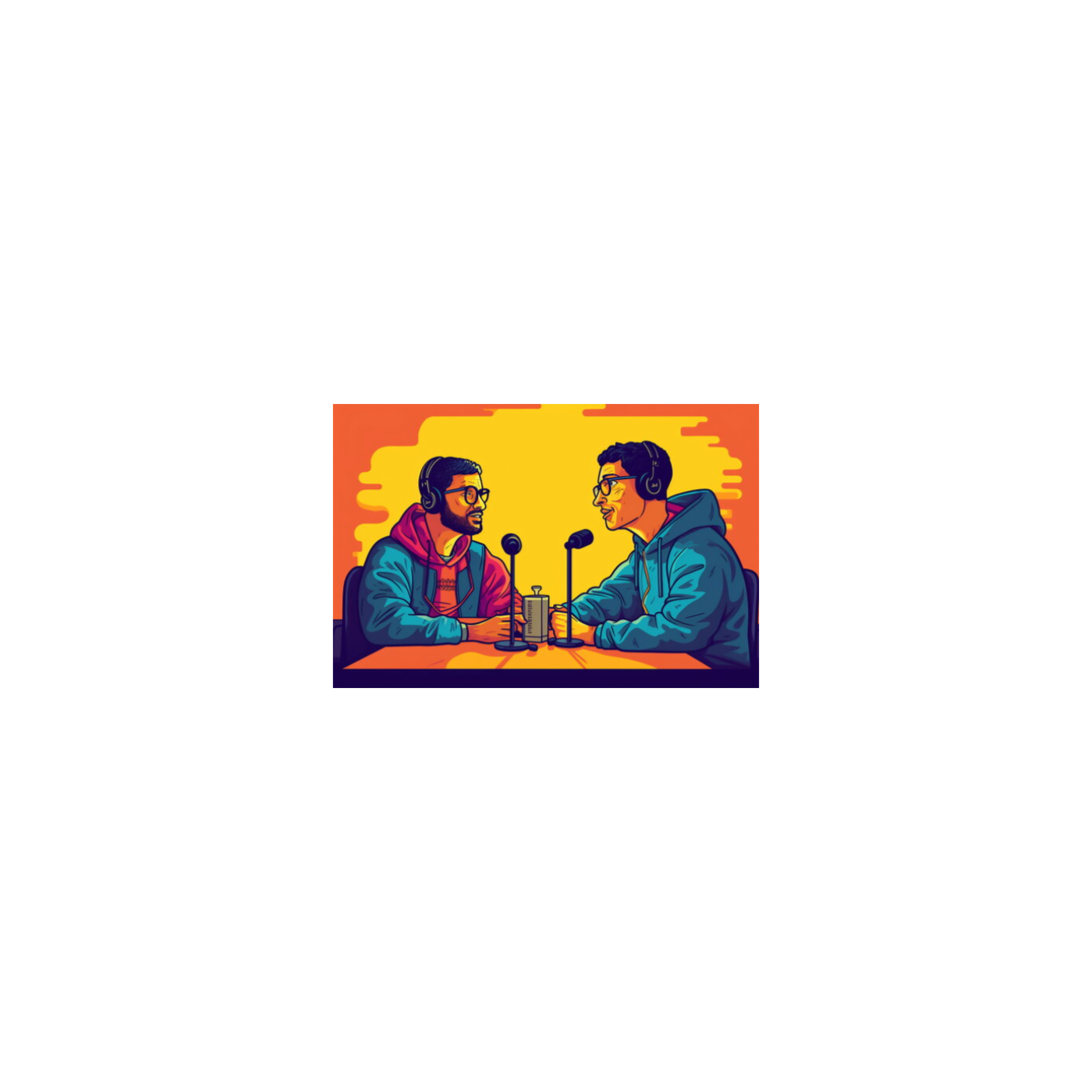 Two dudes and a mic
