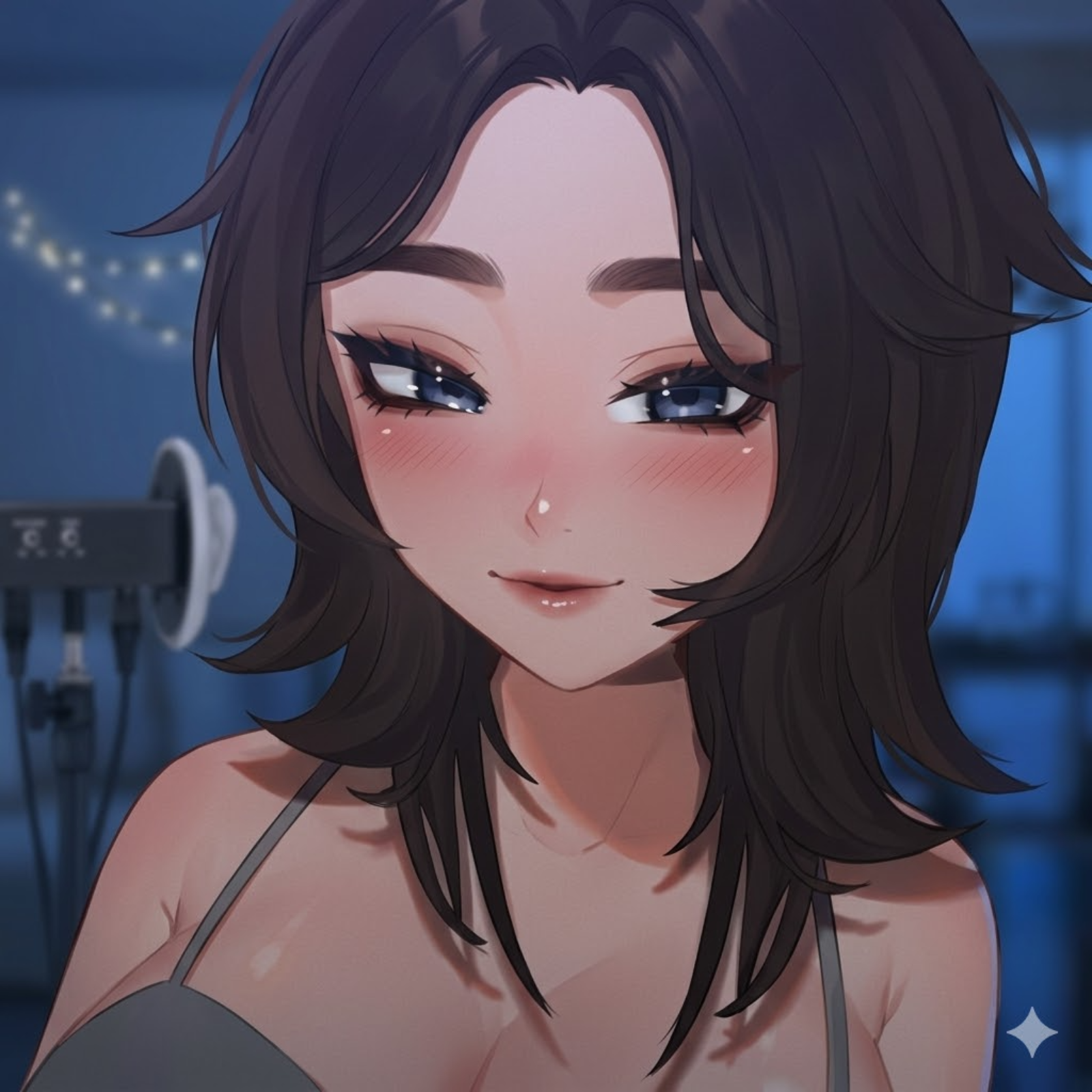 [F4A] dom gf plays with your hair [head scratches][whispers][comfort][sleep-aid] episode artwork