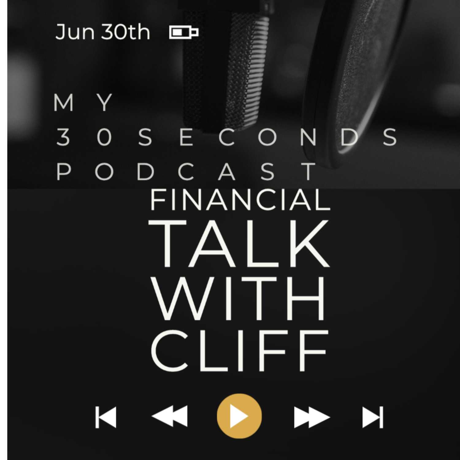 FINANCIAL FRIDAY TALK WITH CLIFF