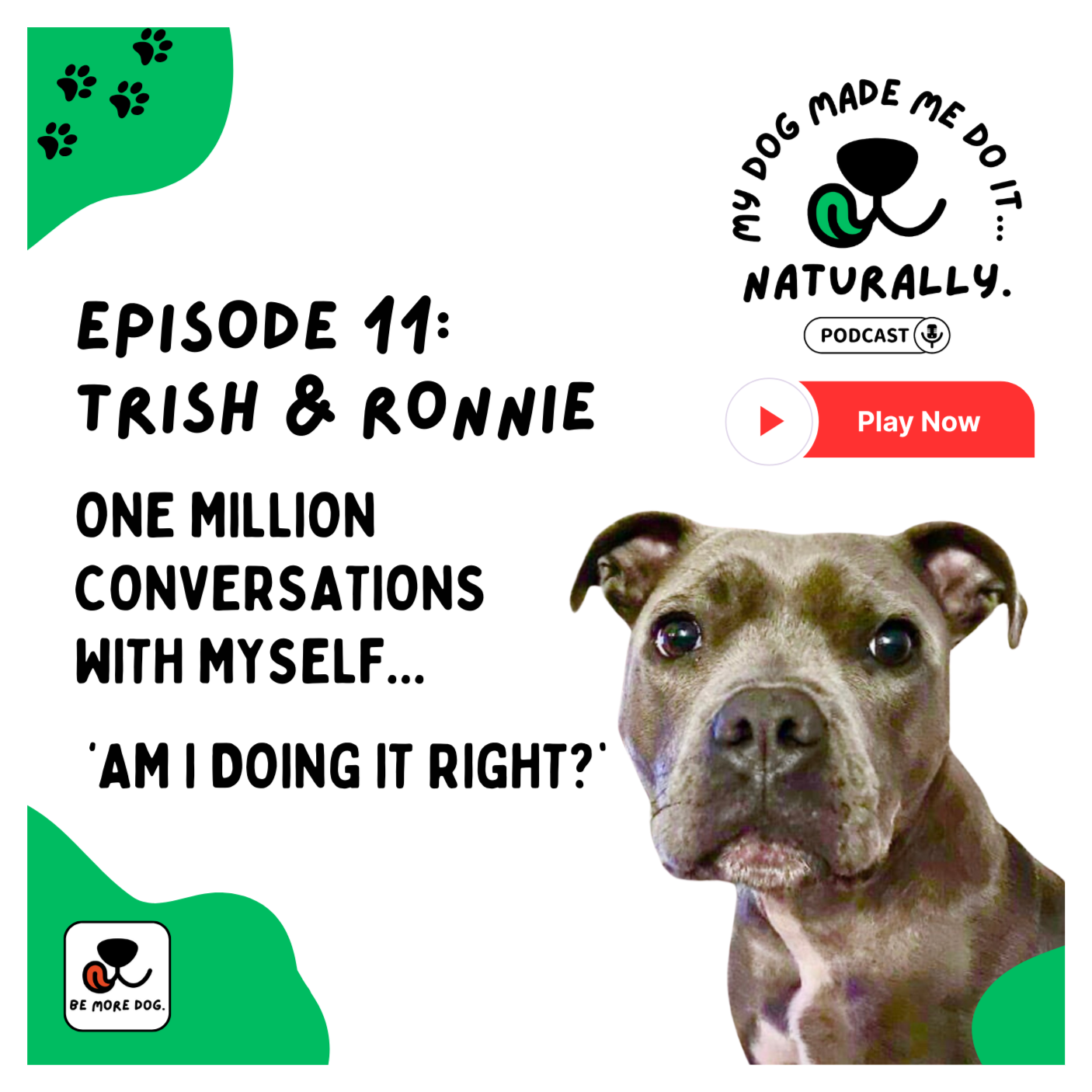 My Dog Made Me Do It...Naturally!