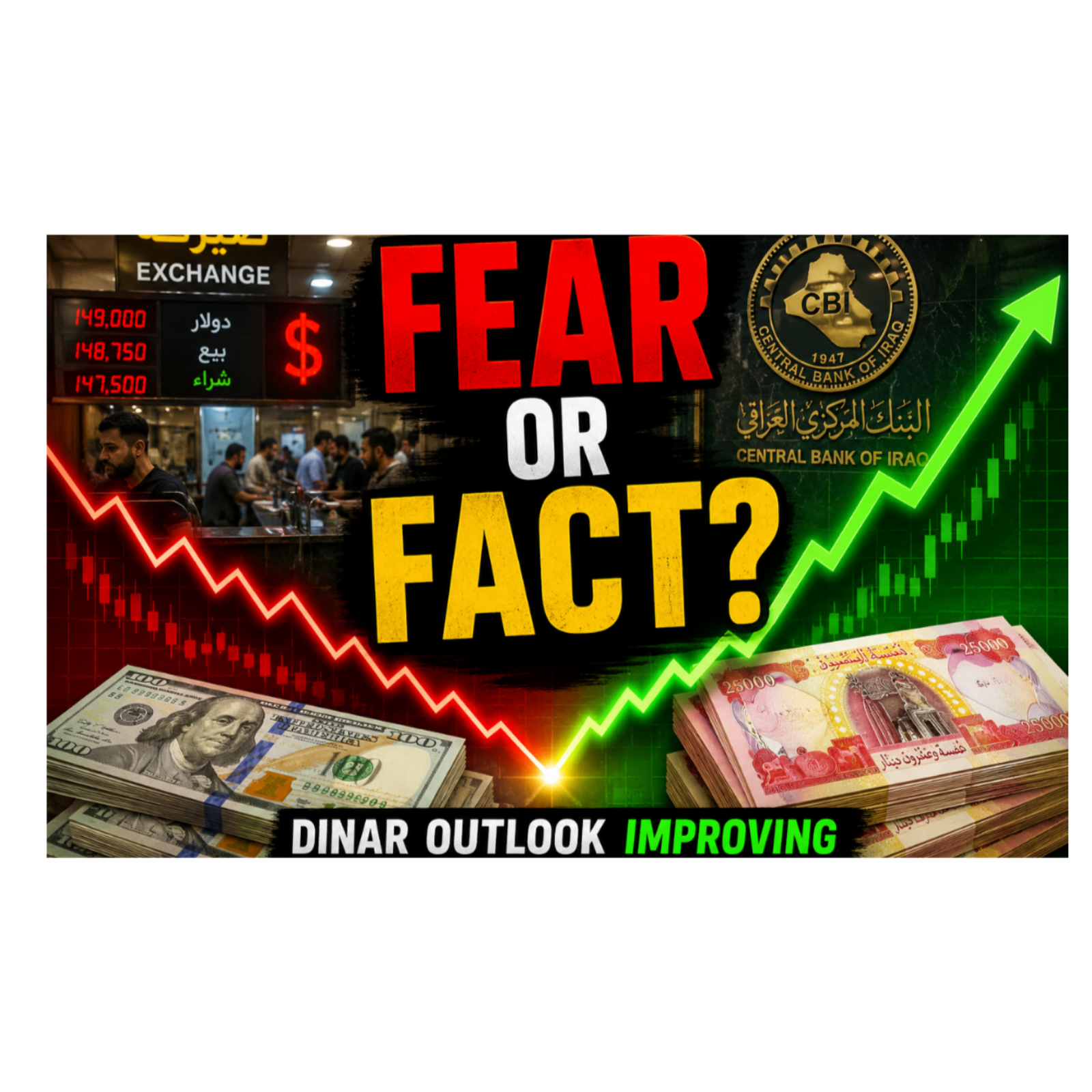 RUMORS SHOOK THE IRAQI DINAR... NOW A REVERSAL IS EXPECTED? episode artwork