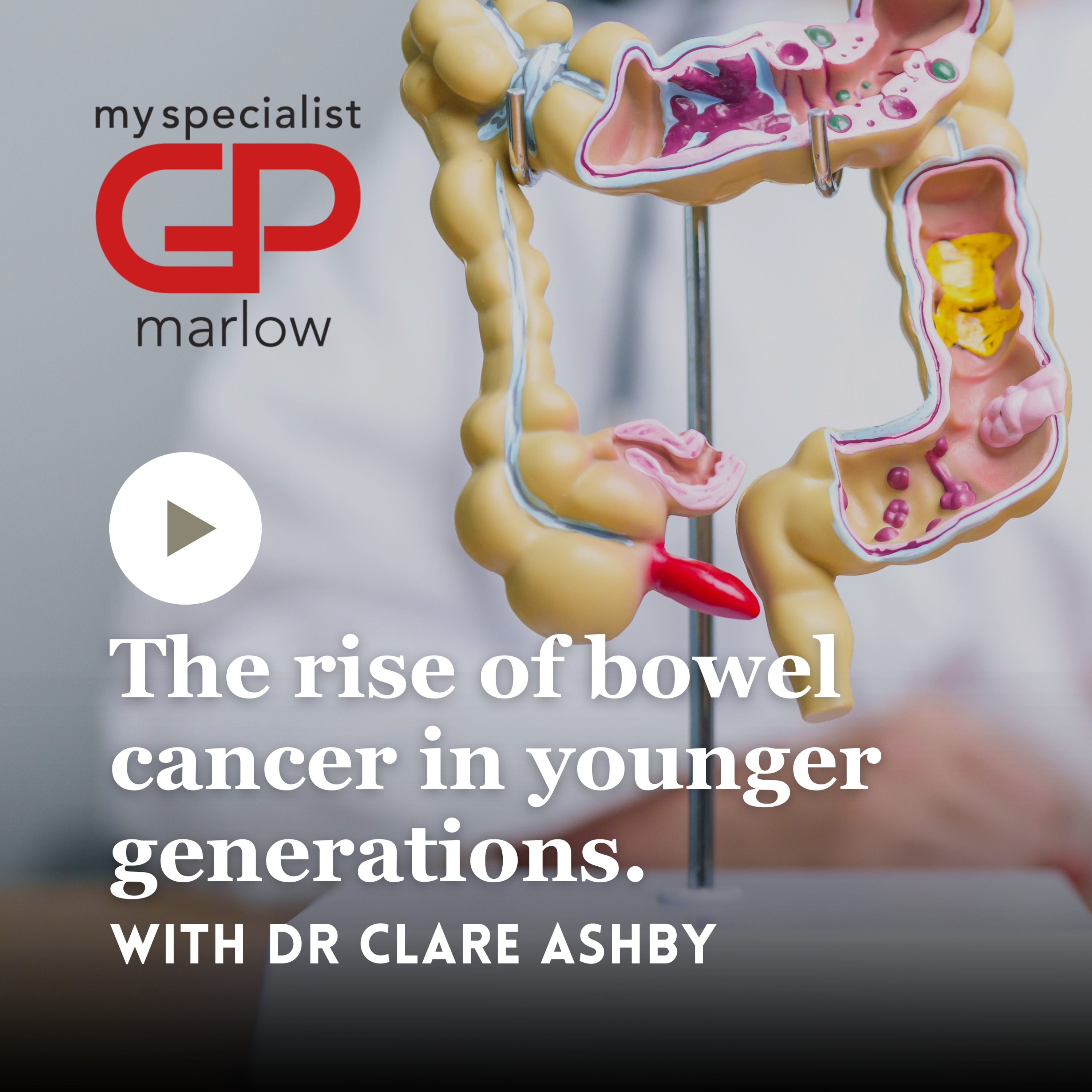 The rise of bowel cancer in younger generations with Dr Clare Ashby episode artwork