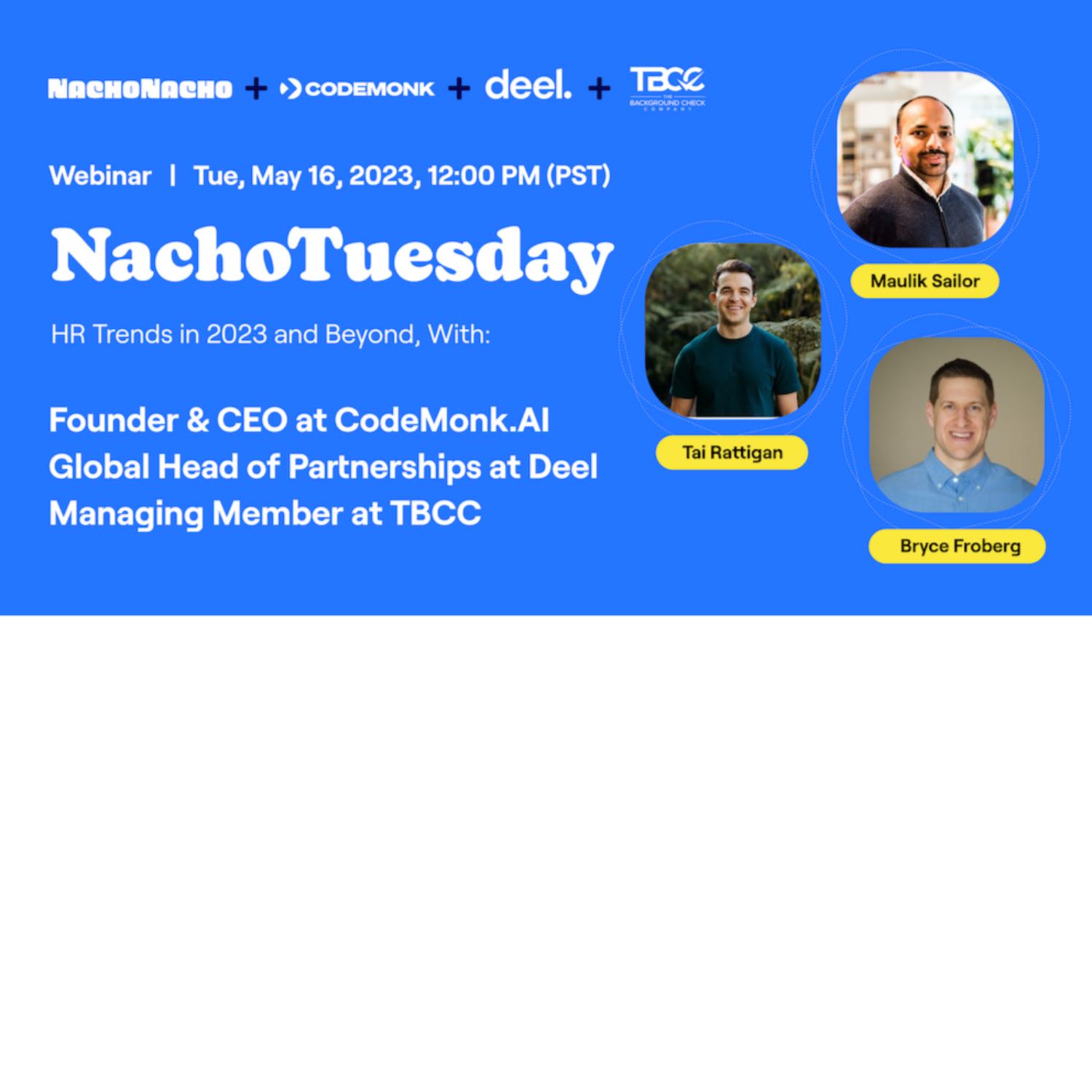 NachoTuesday thought leadership interview series with real SaaS Founders, VCs, and Leaders