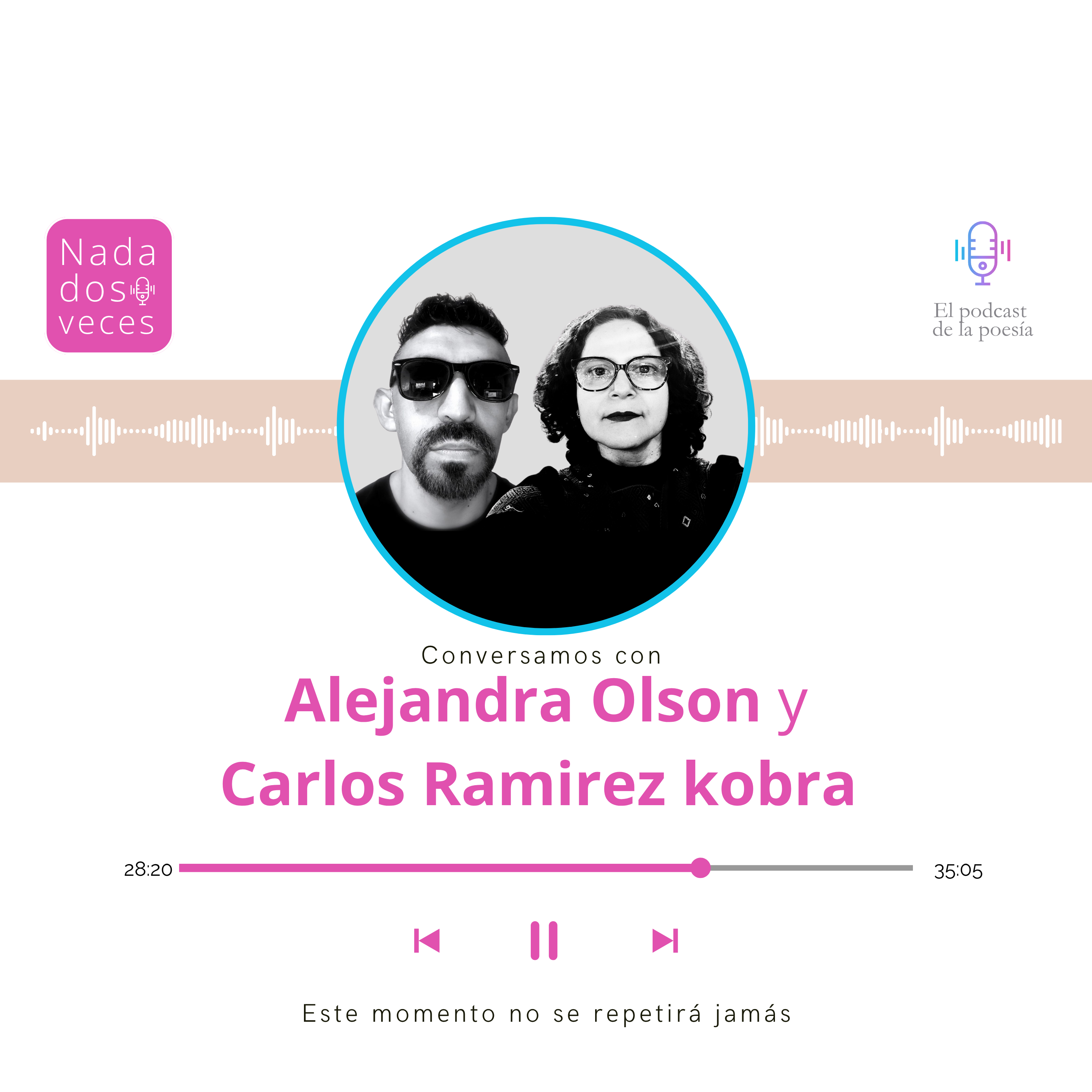 Nada dos veces, el podcast de poesía