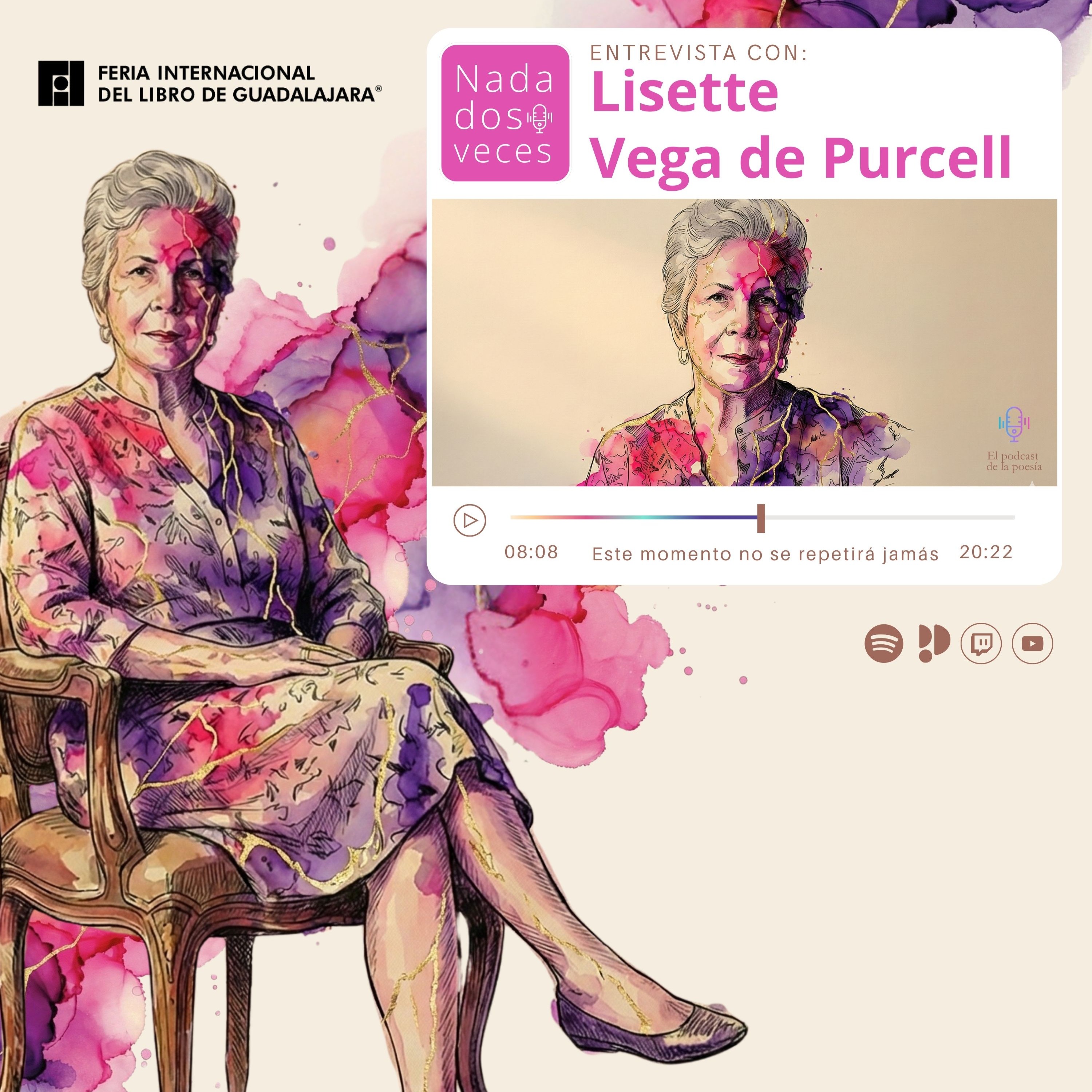 Nada dos veces, el podcast de poesía