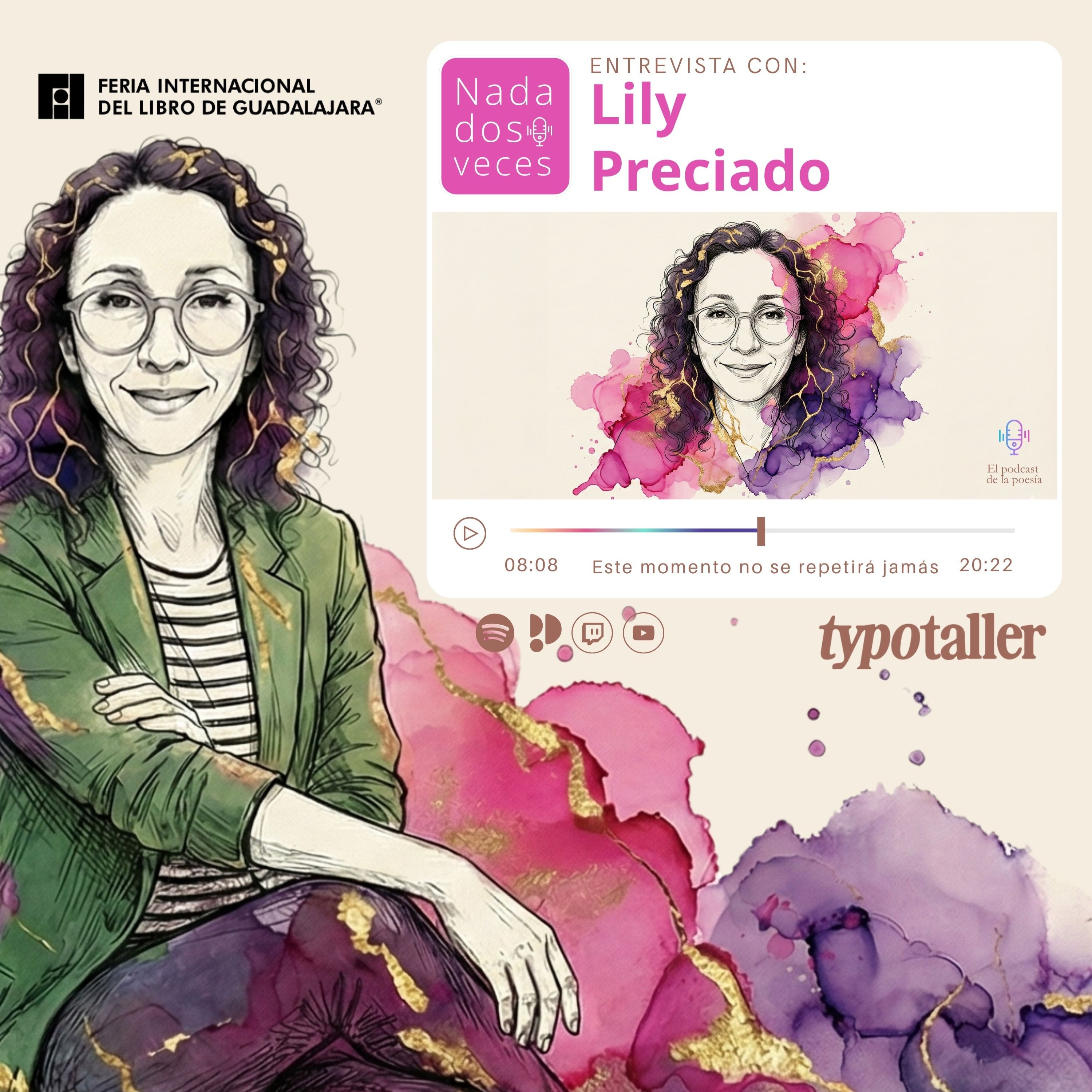 Nada dos veces, el podcast de poesía