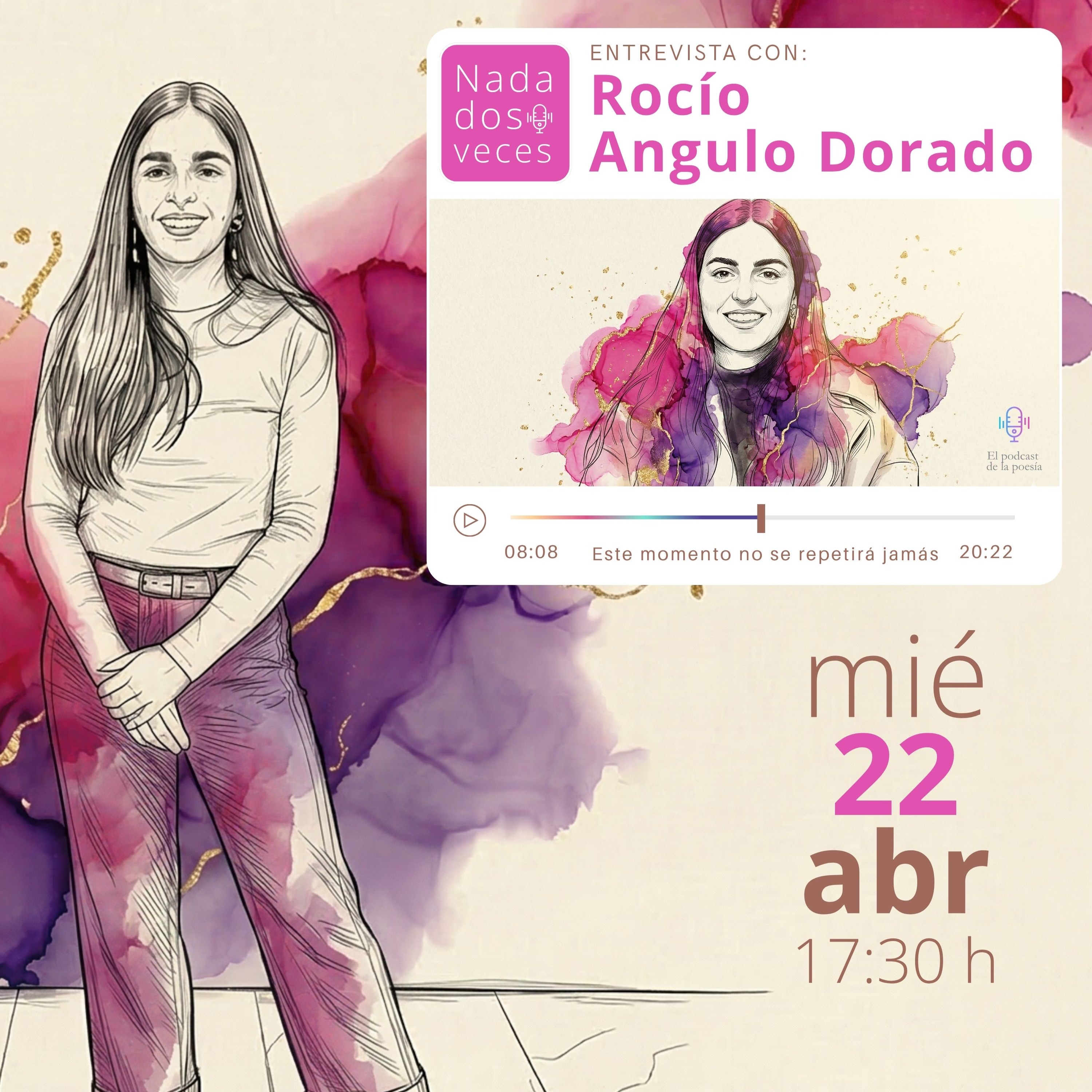 Nada dos veces, el podcast de poesía