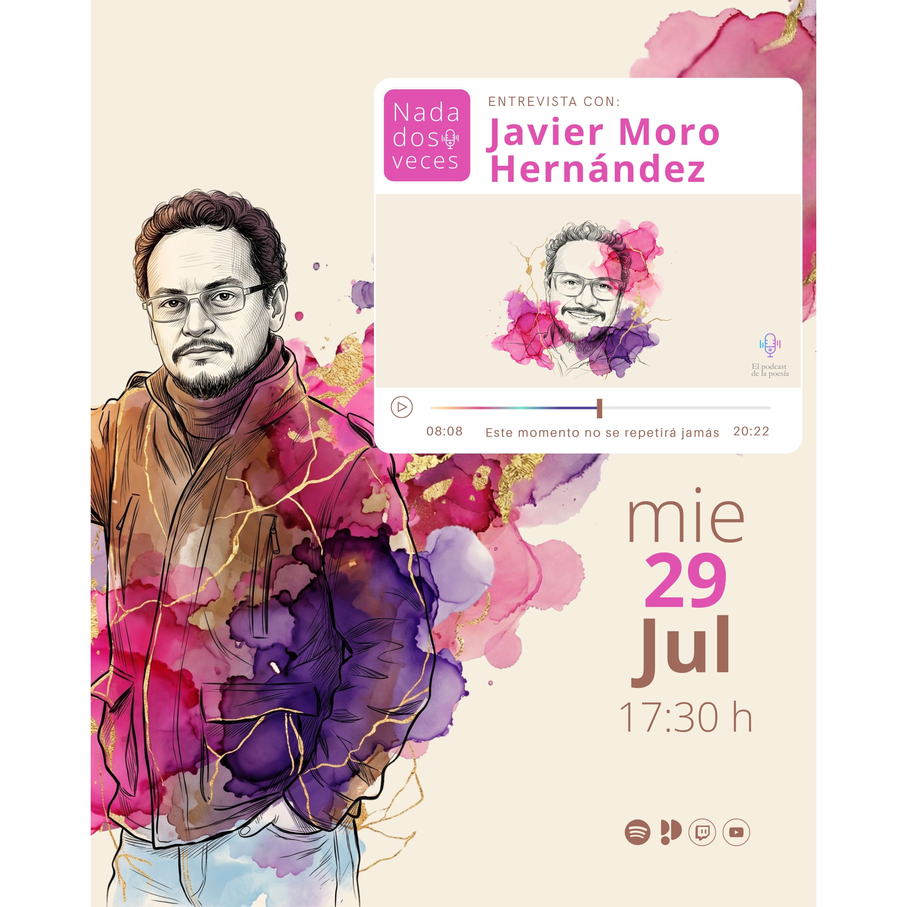 Hoy, estrenamos «El olvido del fuego» (Editorial Ultramarina C&D) de Javier Moro Hernández en Nada dos veces, el podcast de la poesía.  episode artwork