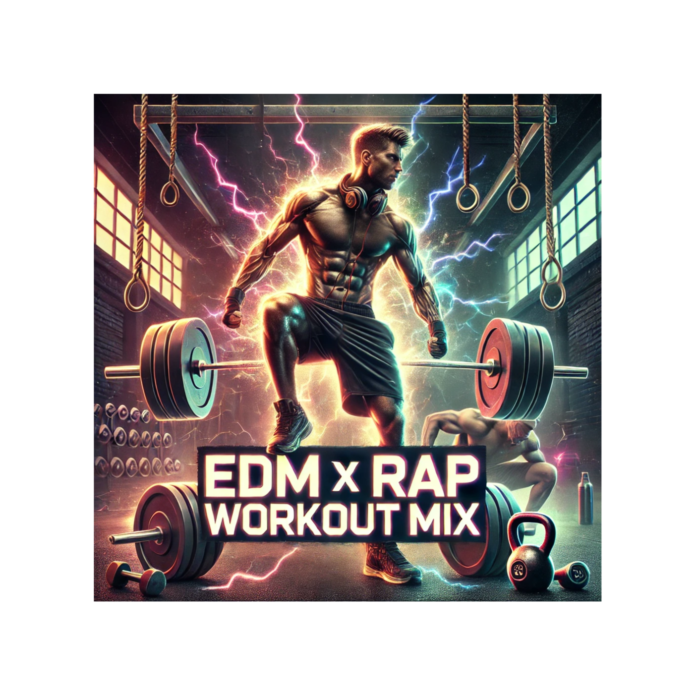 Nonstop workout music: Rap & EDM mix
