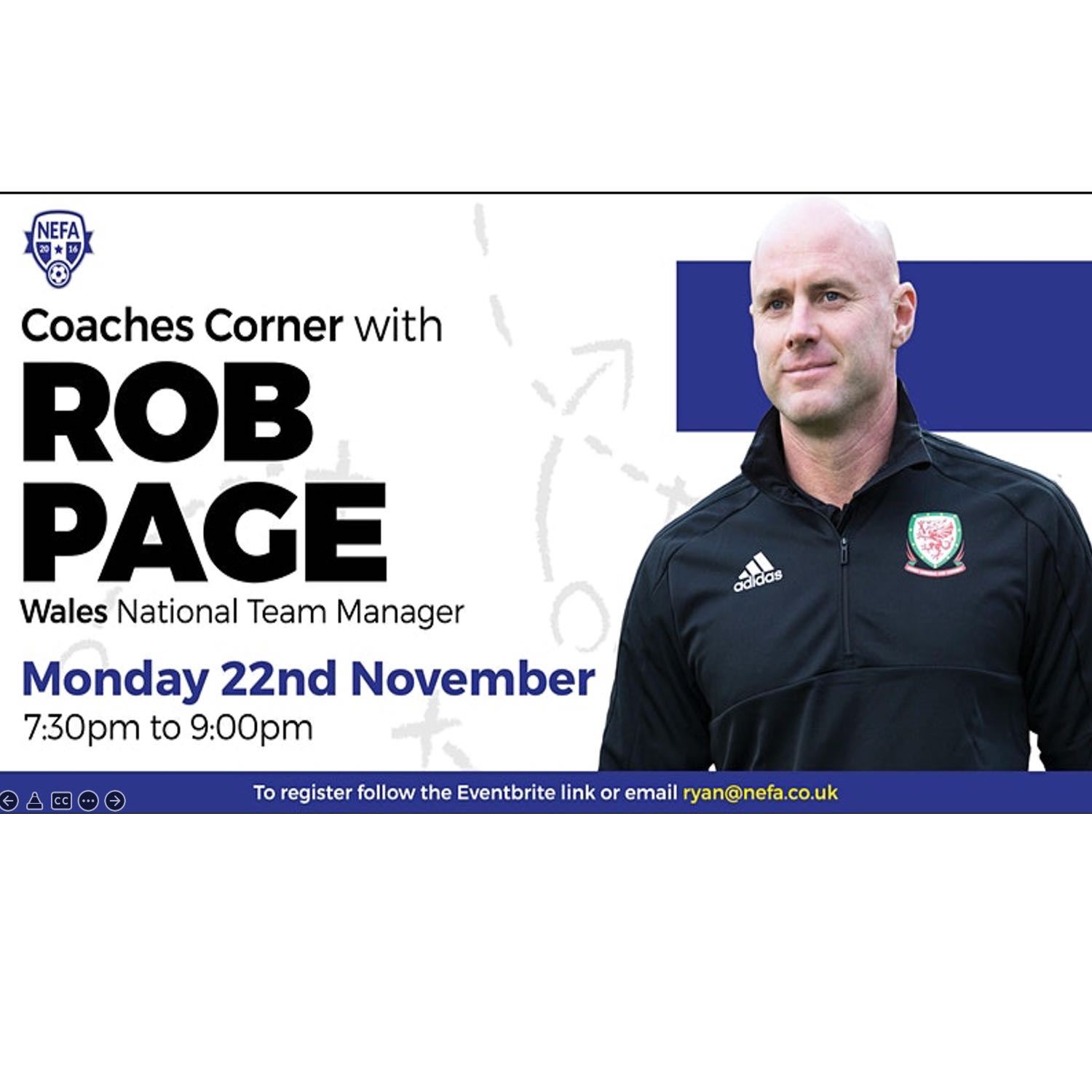 Rob Page - Wales National Team Manager (Part 1) on Player development