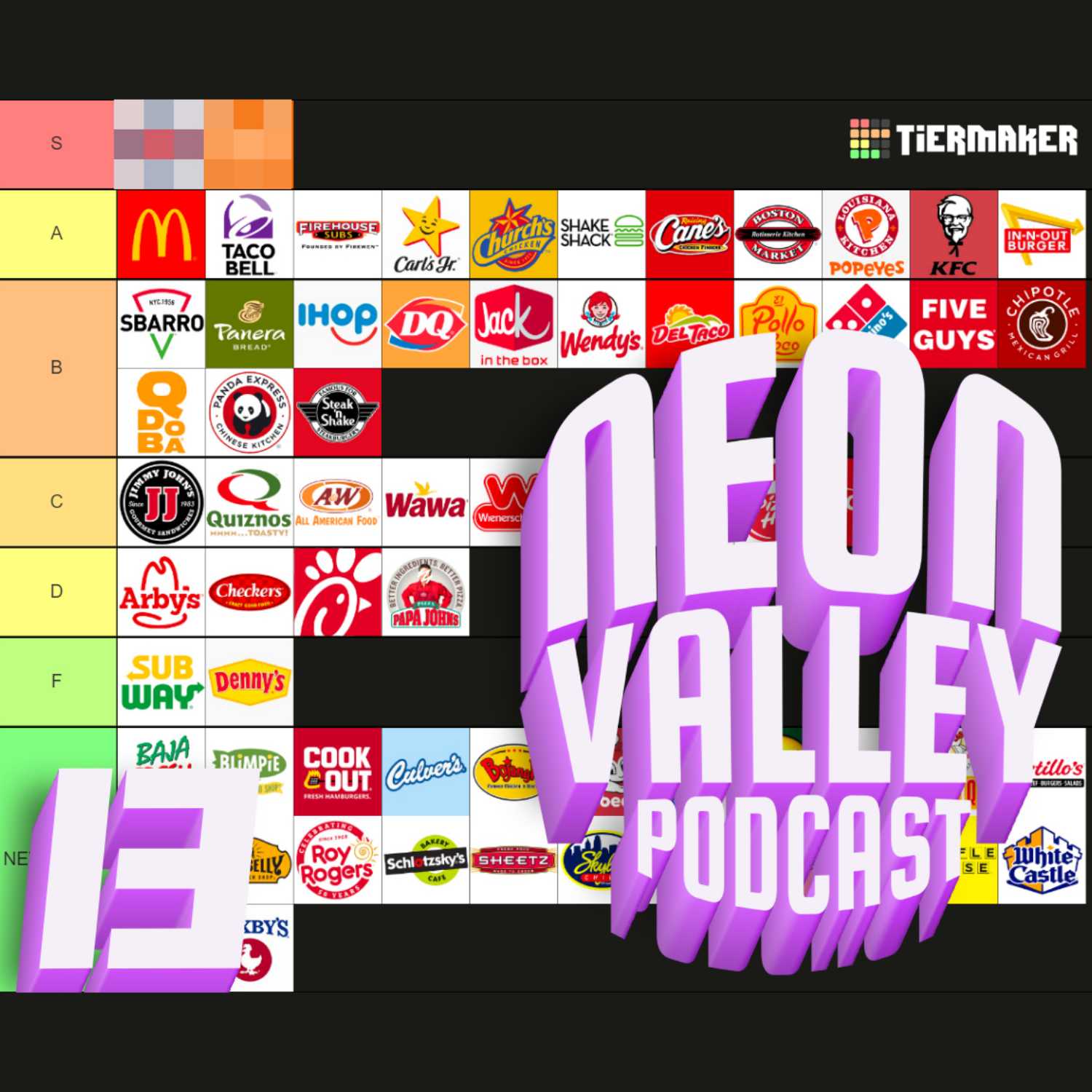 EP 13: Fast Food Tier List / Undercover Brother (2002) Review episode artwork