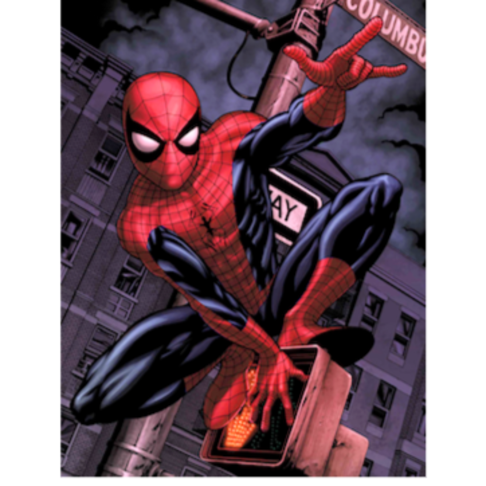 First day speaking on Spiderman and his recent comics episode artwork