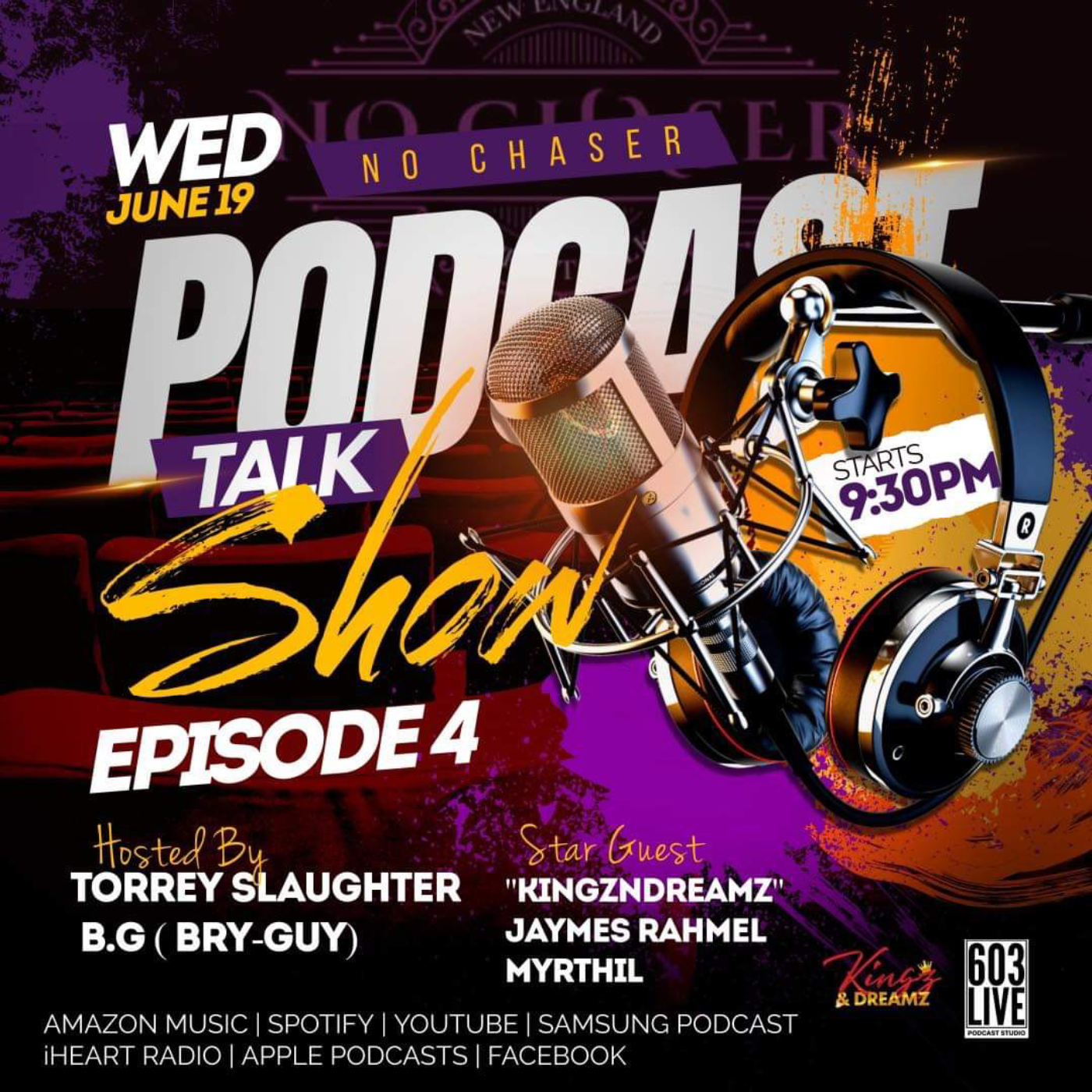 N.E.S.T. NO CHASER Special Guest Jaymes Myrthil episode artwork