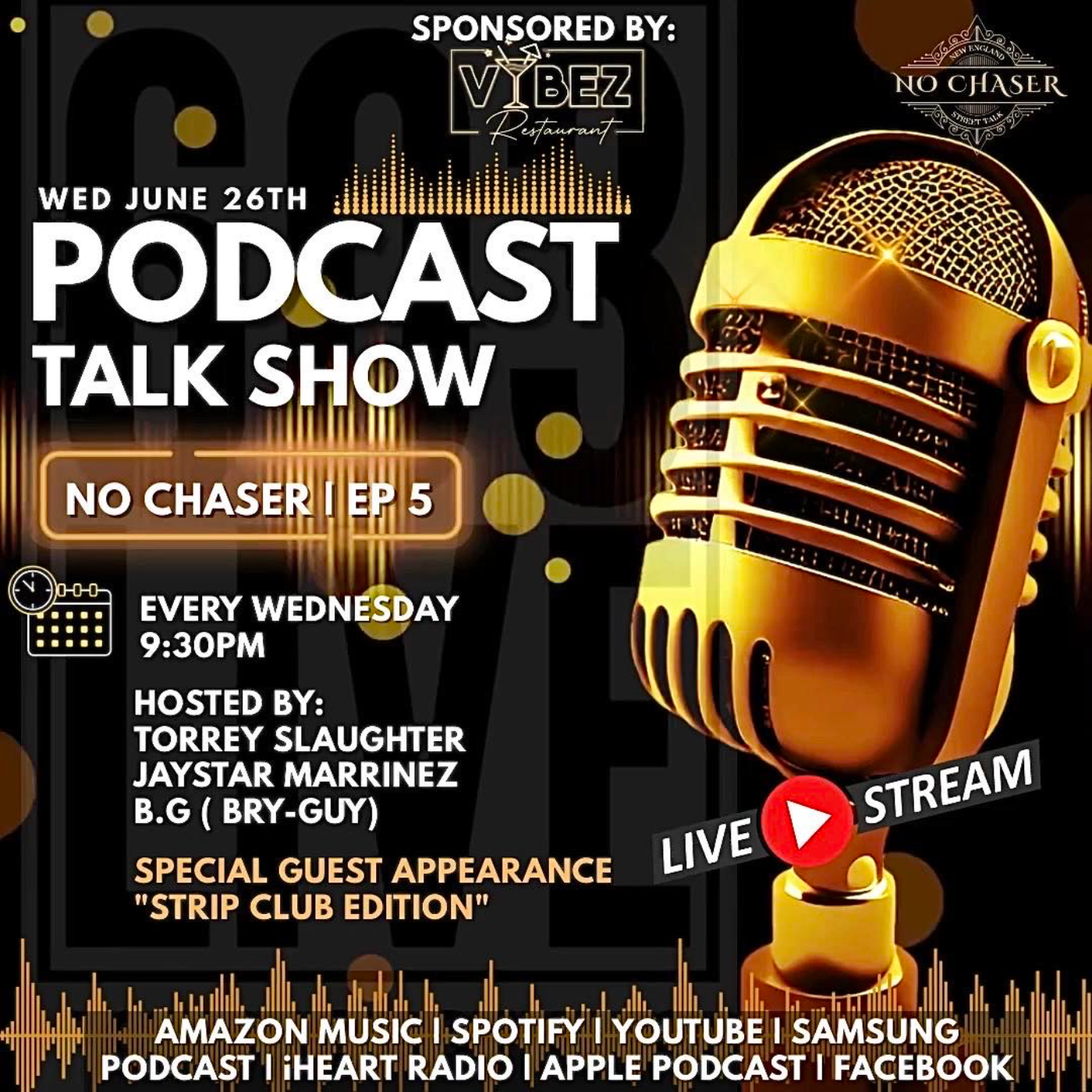 N.E.S.T. “No Chaser” episode artwork