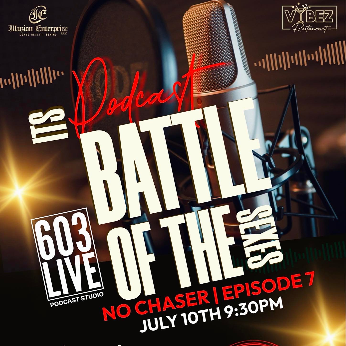Battle of the sexes!! “No Chaser” episode artwork