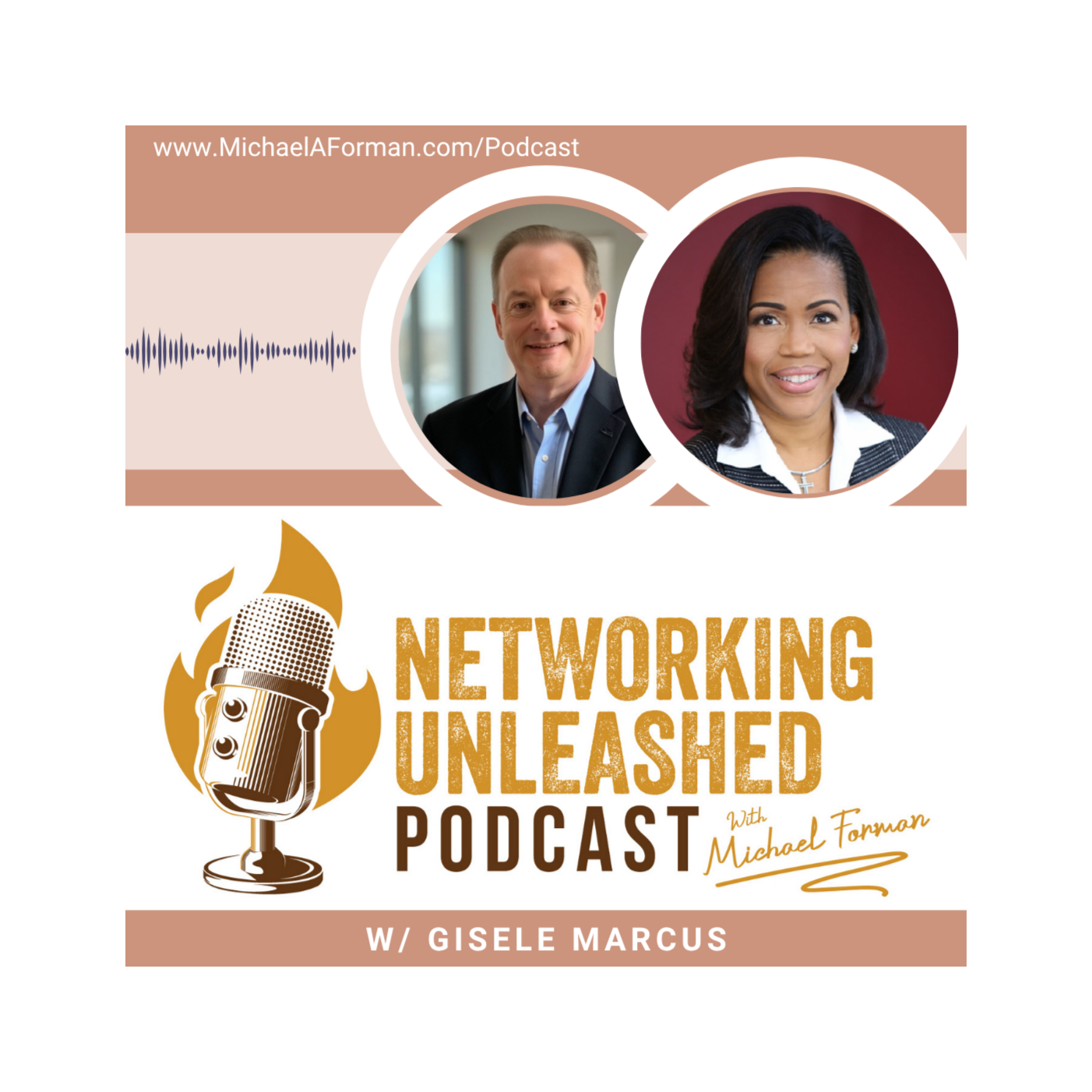 Networking Unleashed: S1E54 An Interview with Gisele Marcus and Michael A Forman, Public Speaker