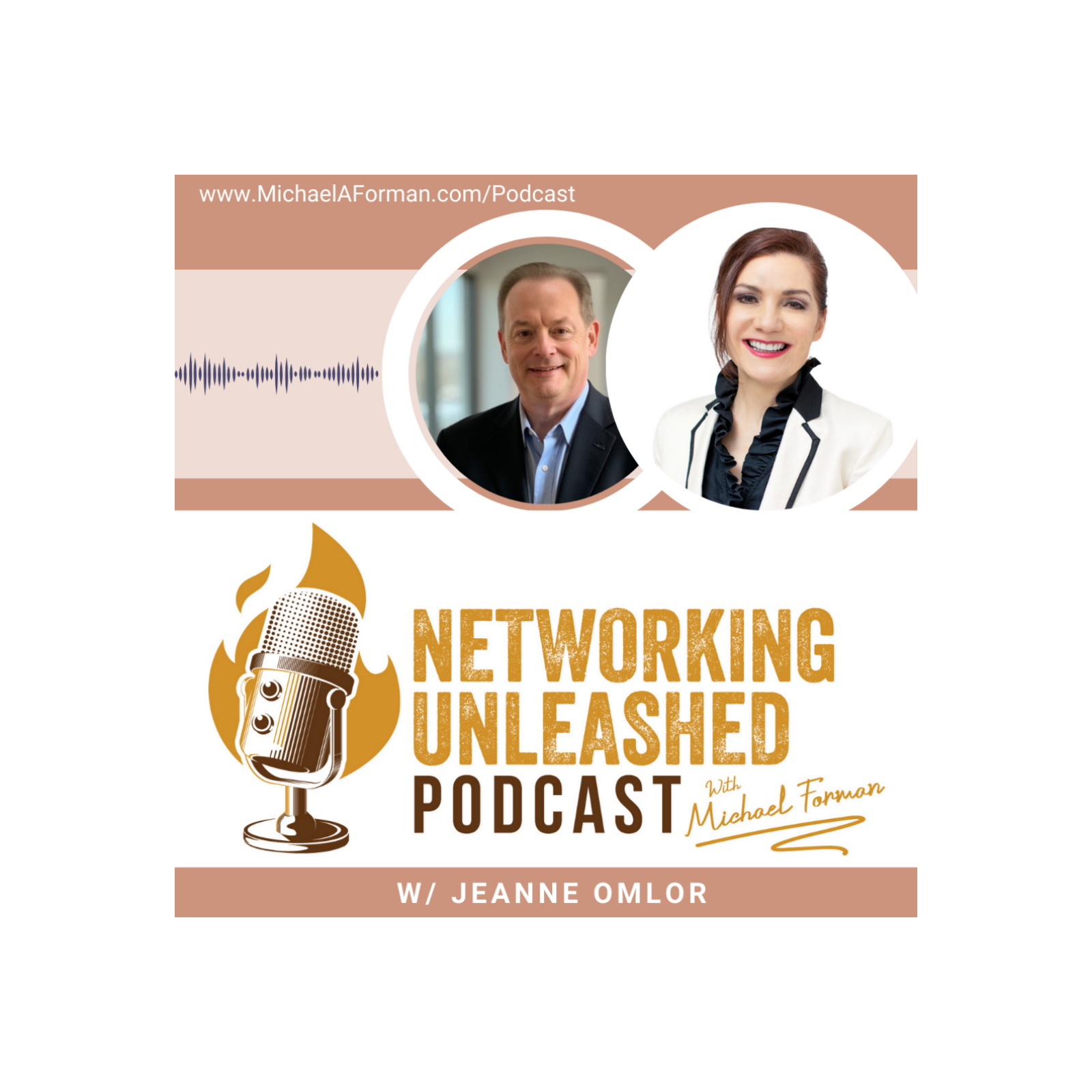 Networking Unleashed: S1E77 An Interview with Jeanne Omlor and Michael A Forman, Public Speaker
